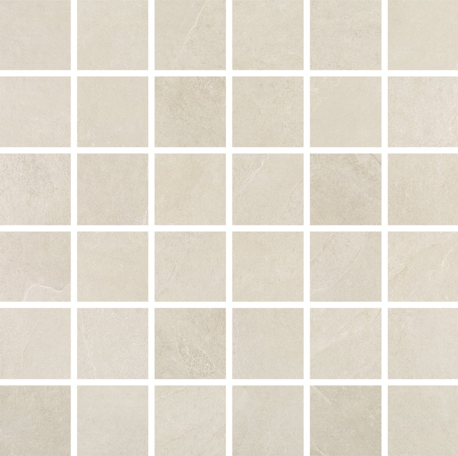 CARIOCA CANVAS: Copper Carnival Straight Stack 2X2 Mosaic (12"x12"x8-mm | natural | rectified)