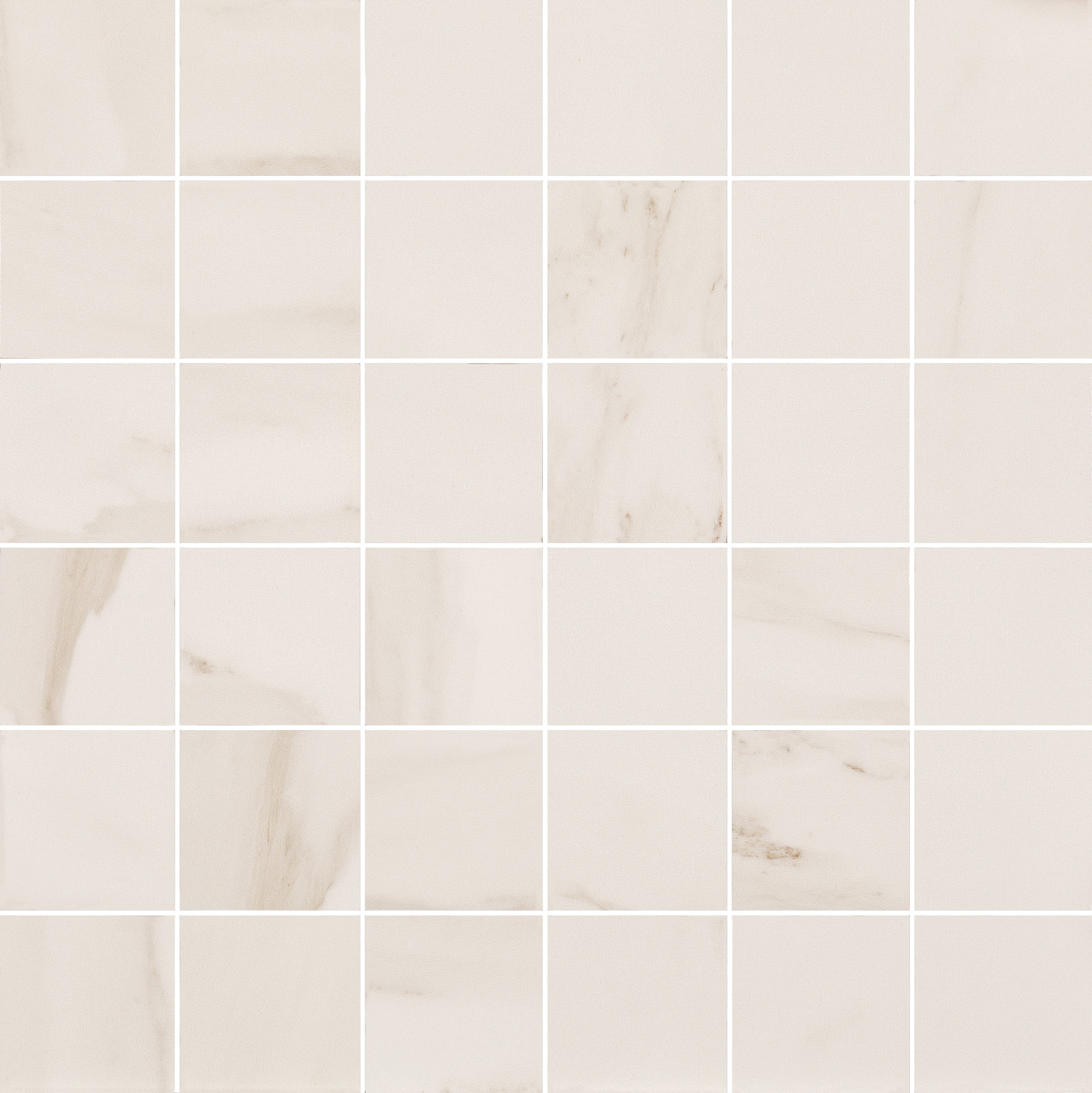 NORDIC REVERIE: Harbor Pearl Straight Stack 2X2 Mosaic (12"x12"x8-mm | polished | rectified)