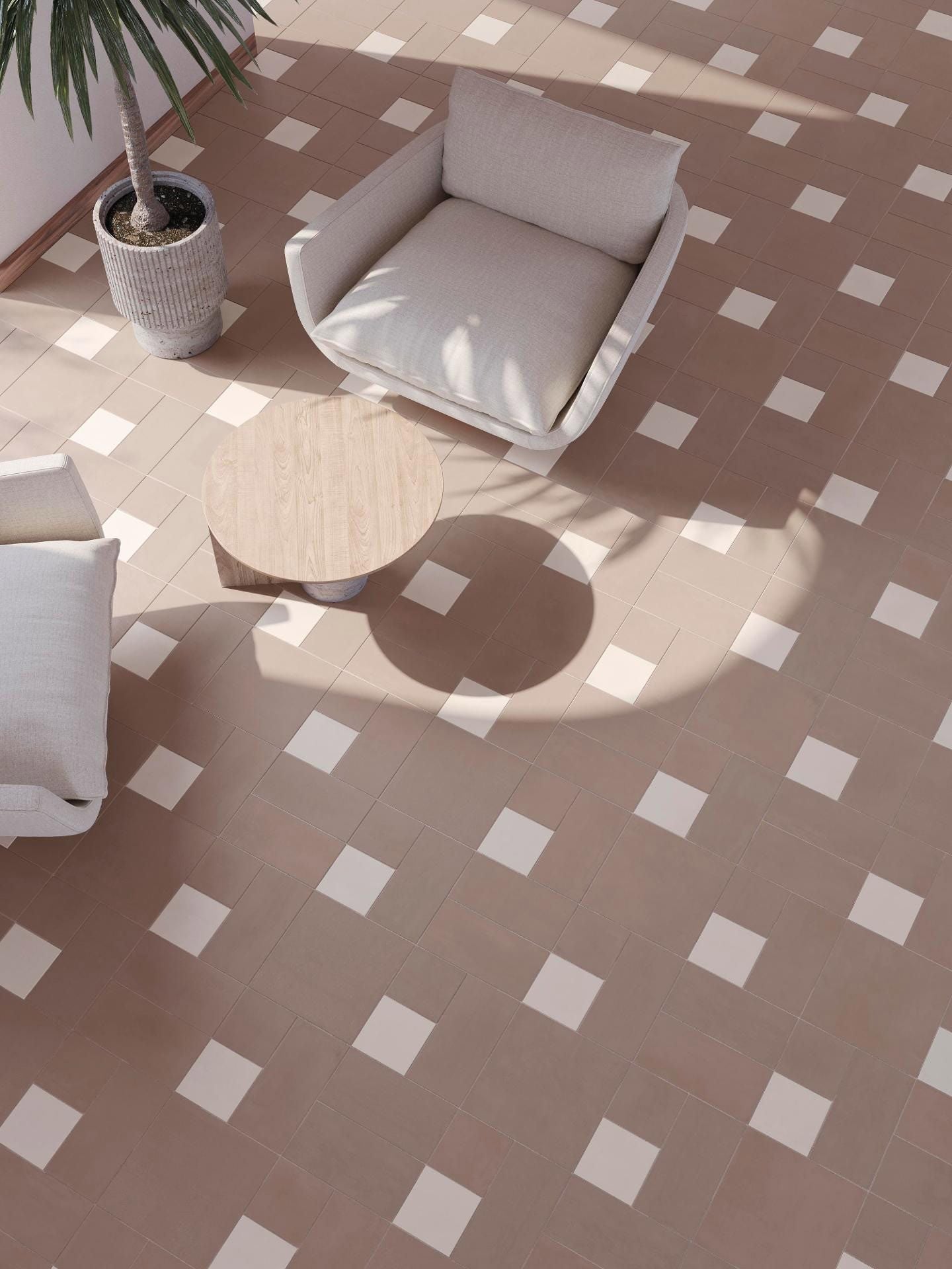 Pigments Pearl Floor Tile (6x6x8.5-mm | matt)