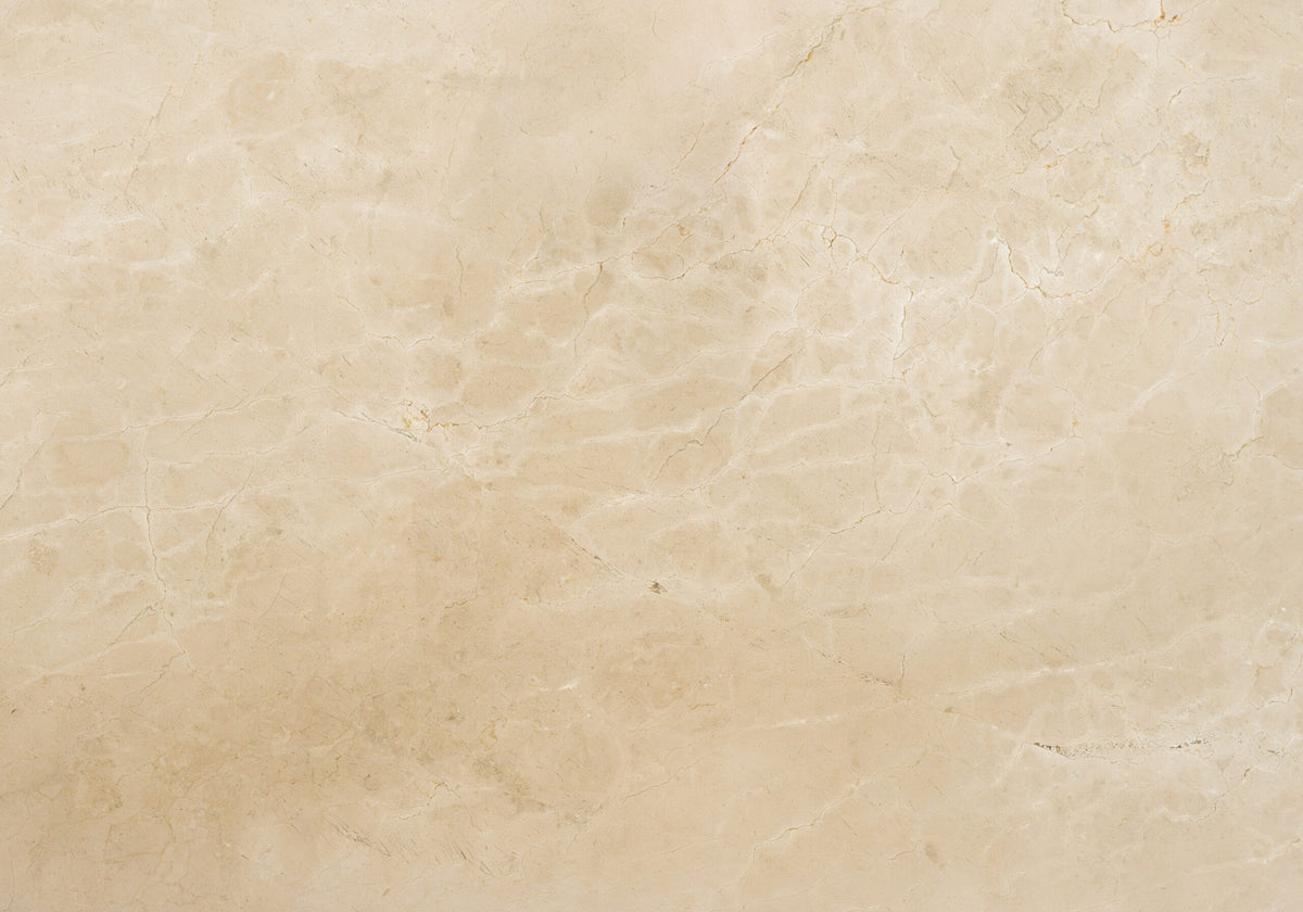 Crema Marfil Marble Crema Marfil marble slabs, top-down product view. Premium marble for floors and walls.