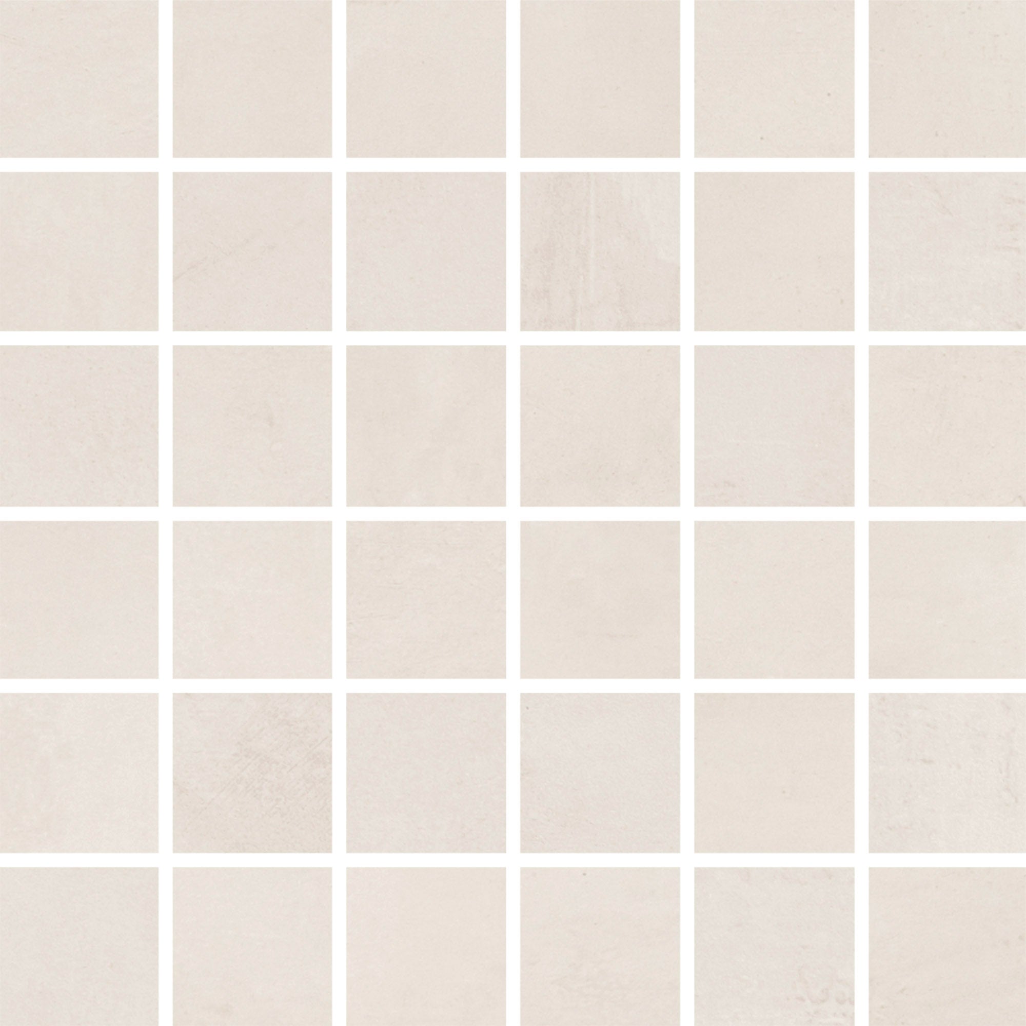 PRISTINE ELEGANCE: White Wonder Straight Stack 2X2 Mosaic (12"x12"x8-mm | natural | rectified)