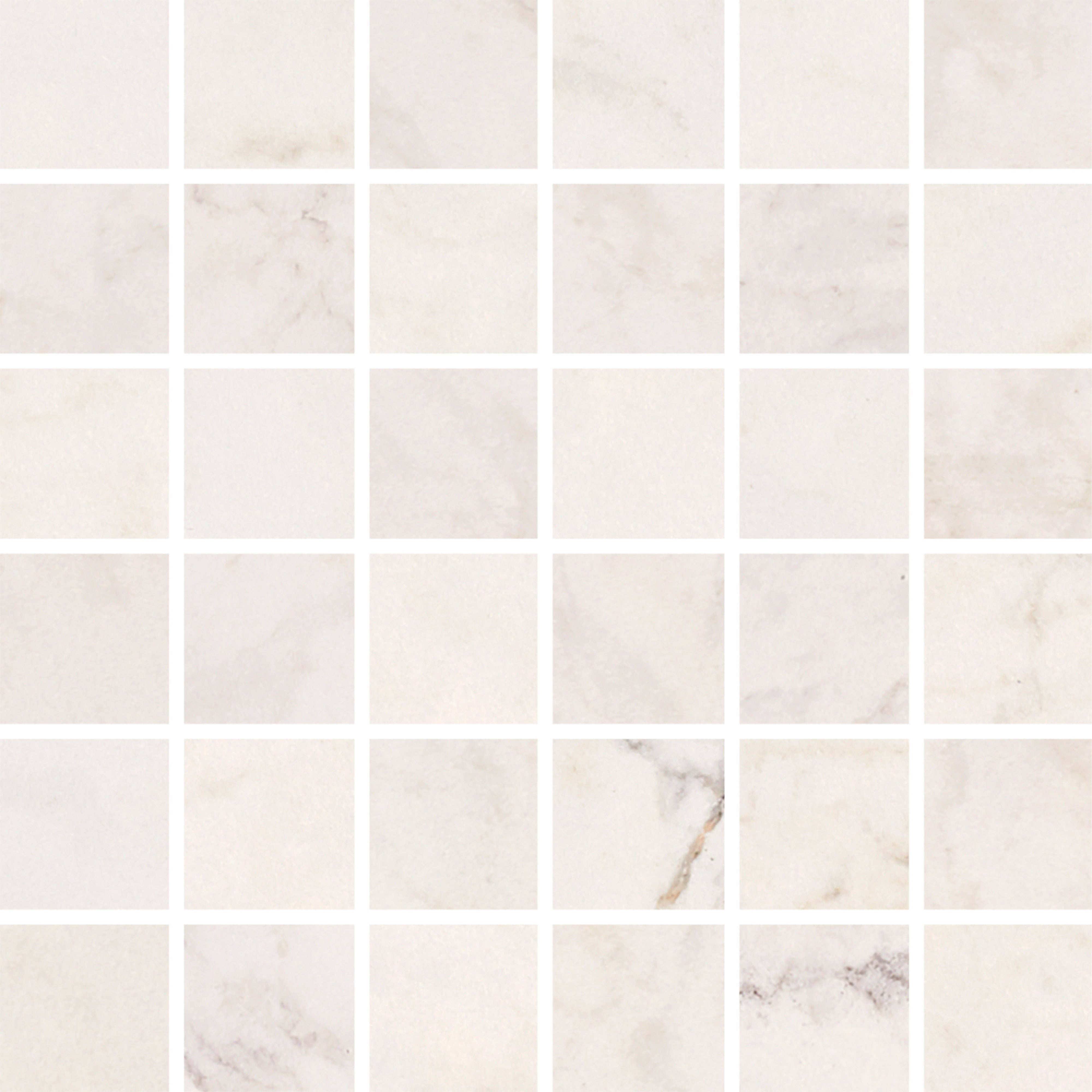 GOLDEN APUAN: Apuan Sunrise Straight Stack 2X2 Mosaic (12"x12"x8-mm | polished | rectified)