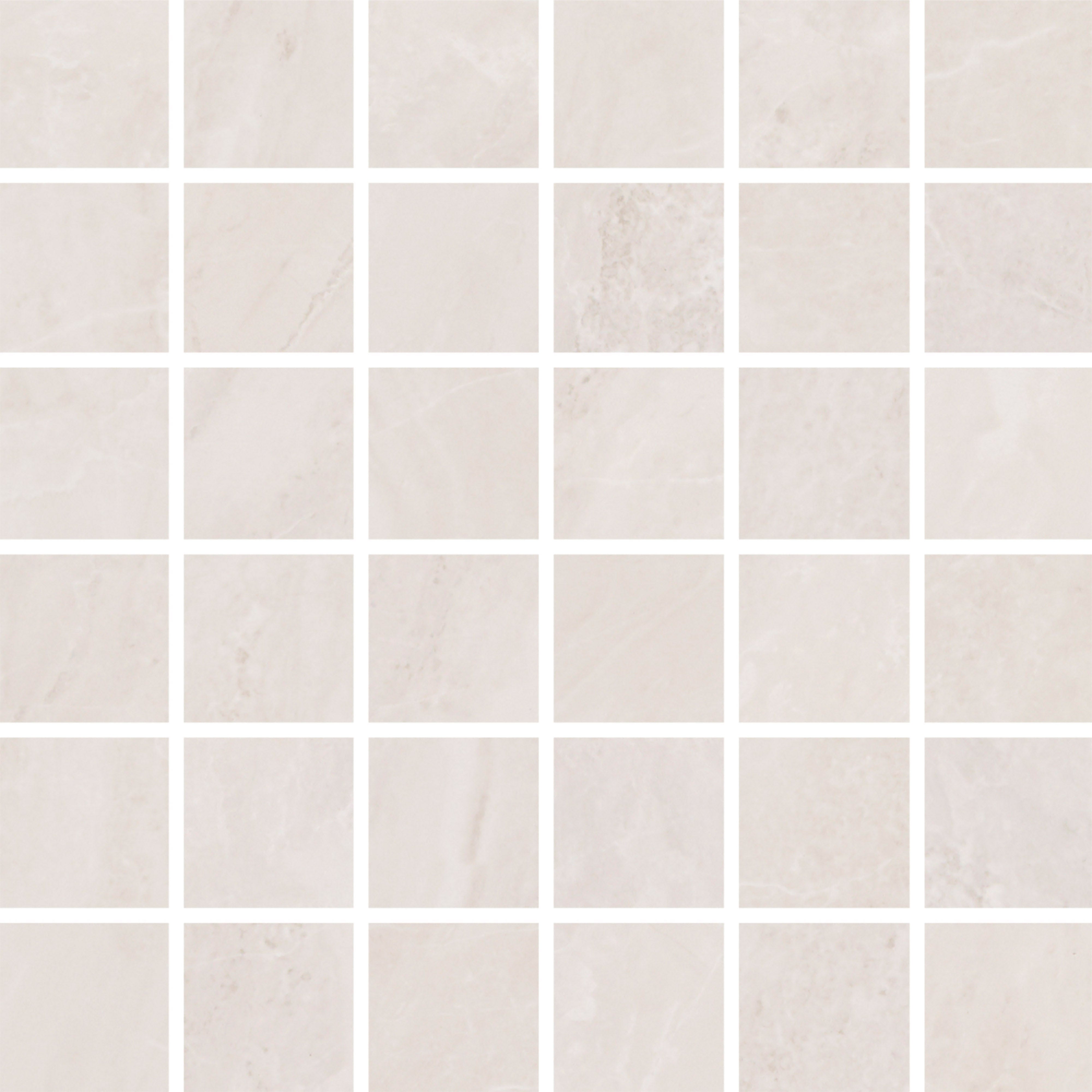 TEMPEST ELEGANCE: Blizzard Bliss Straight Stack 2X2 Mosaic (12"x12"x8-mm | natural | rectified)