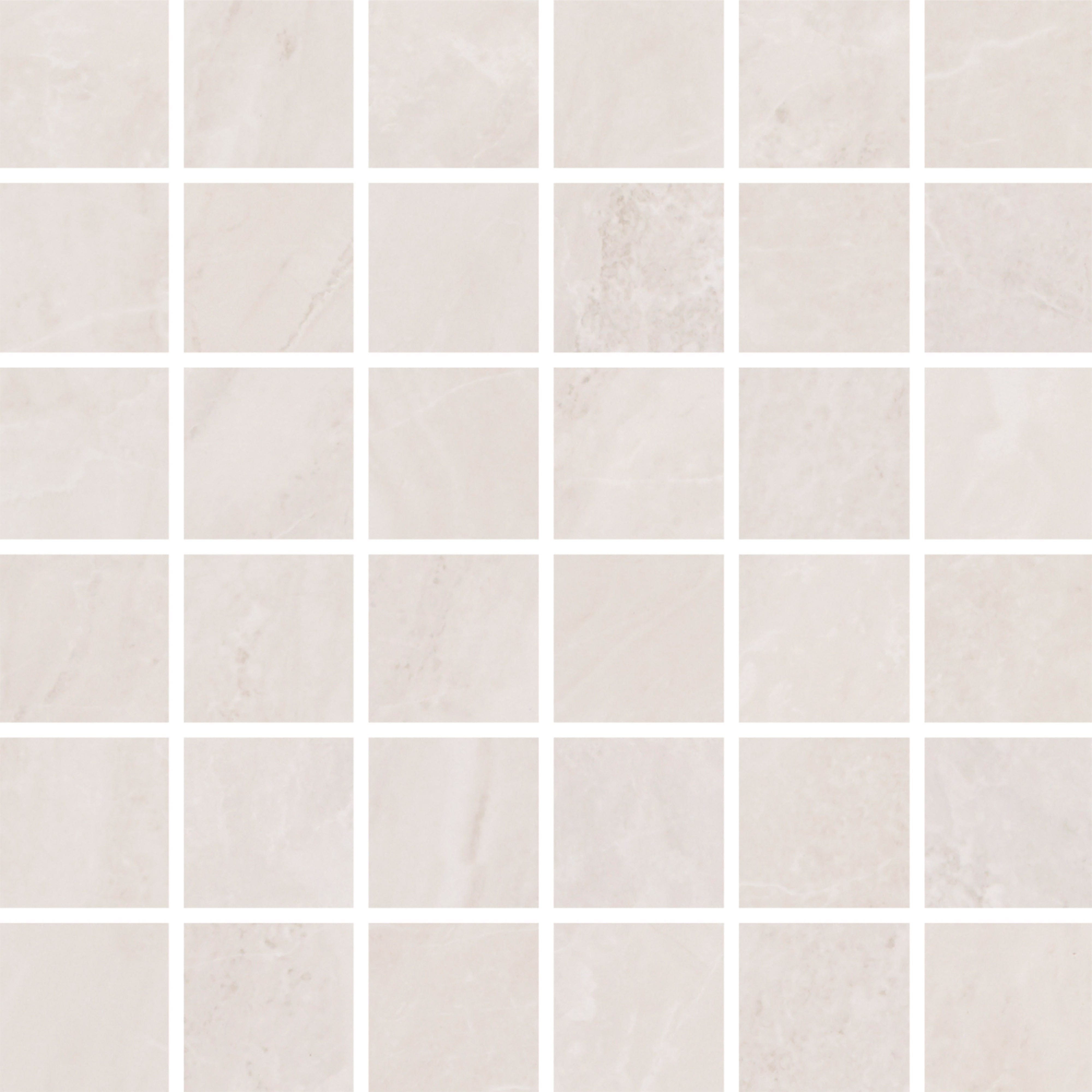 TEMPEST ELEGANCE: Blizzard Bliss Straight Stack 2X2 Mosaic (12"x12"x8-mm | natural | rectified)