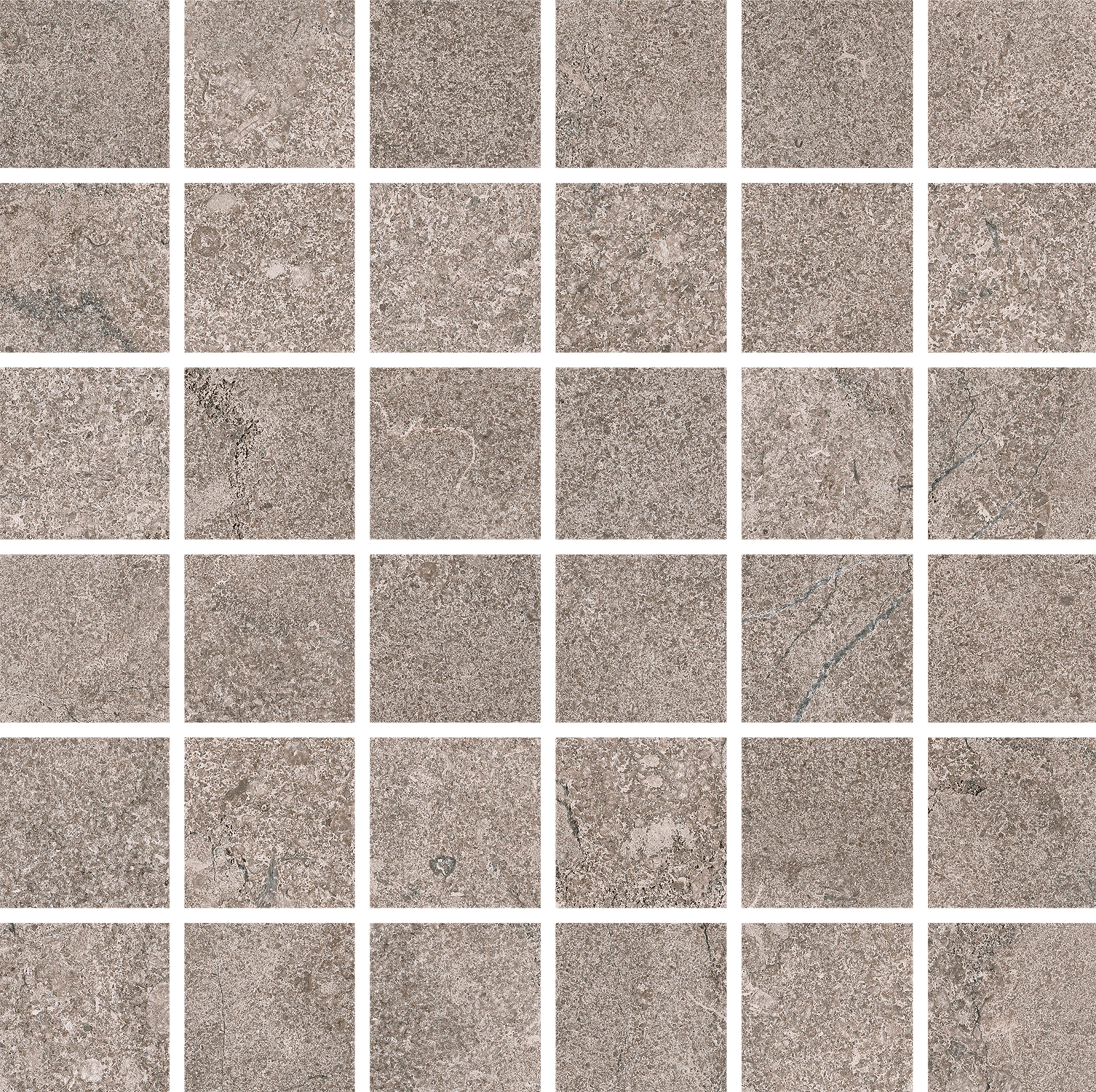 AURORA ELEGANCE: Fendi Frost Straight Stack 2X2 Mosaic (12"x12"x8-mm | natural | rectified)