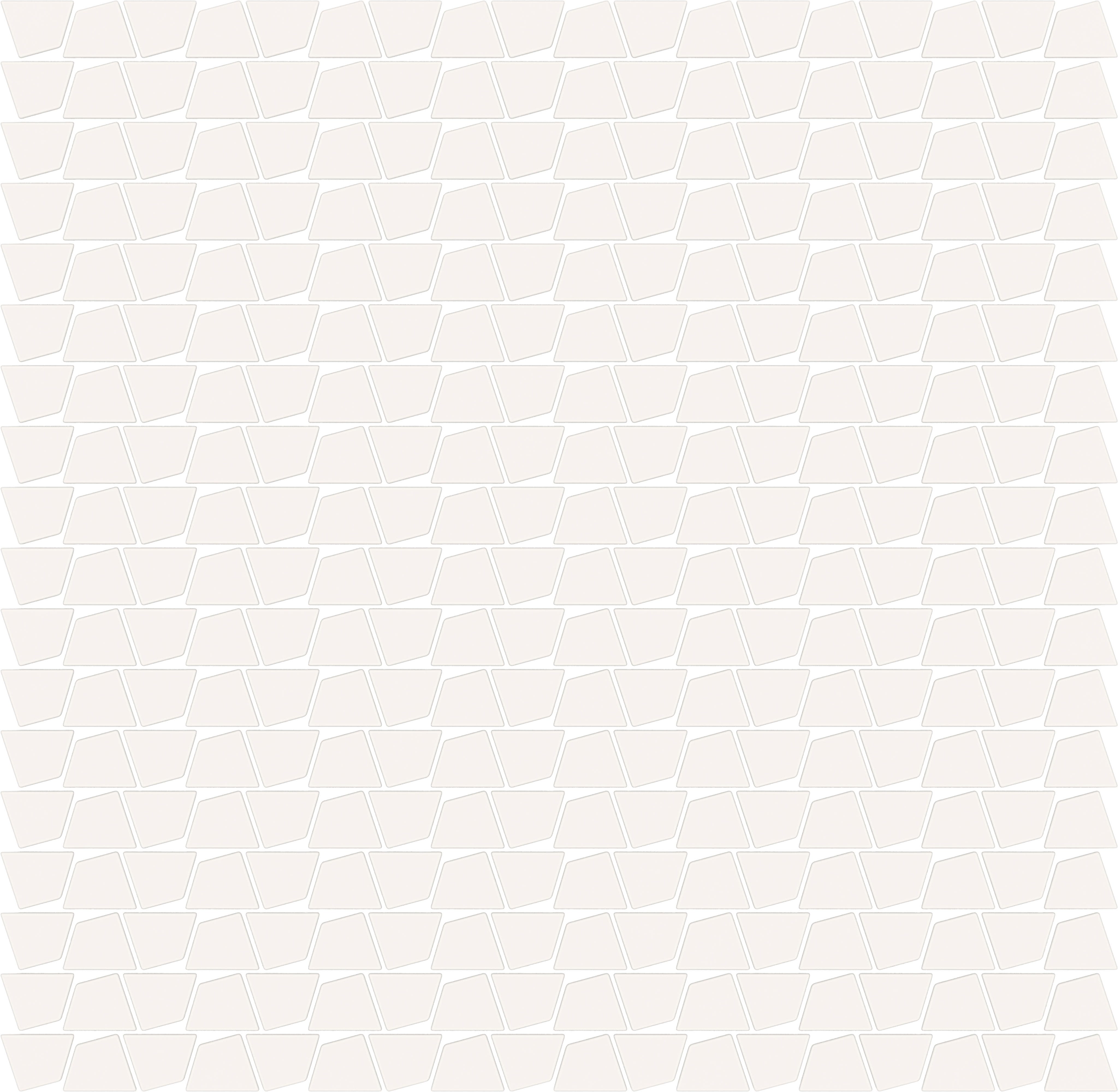 CADENCE GLASS: Crescendo White Irregular Stack Mosaic (12"x12"x6-mm | matte | pressed)