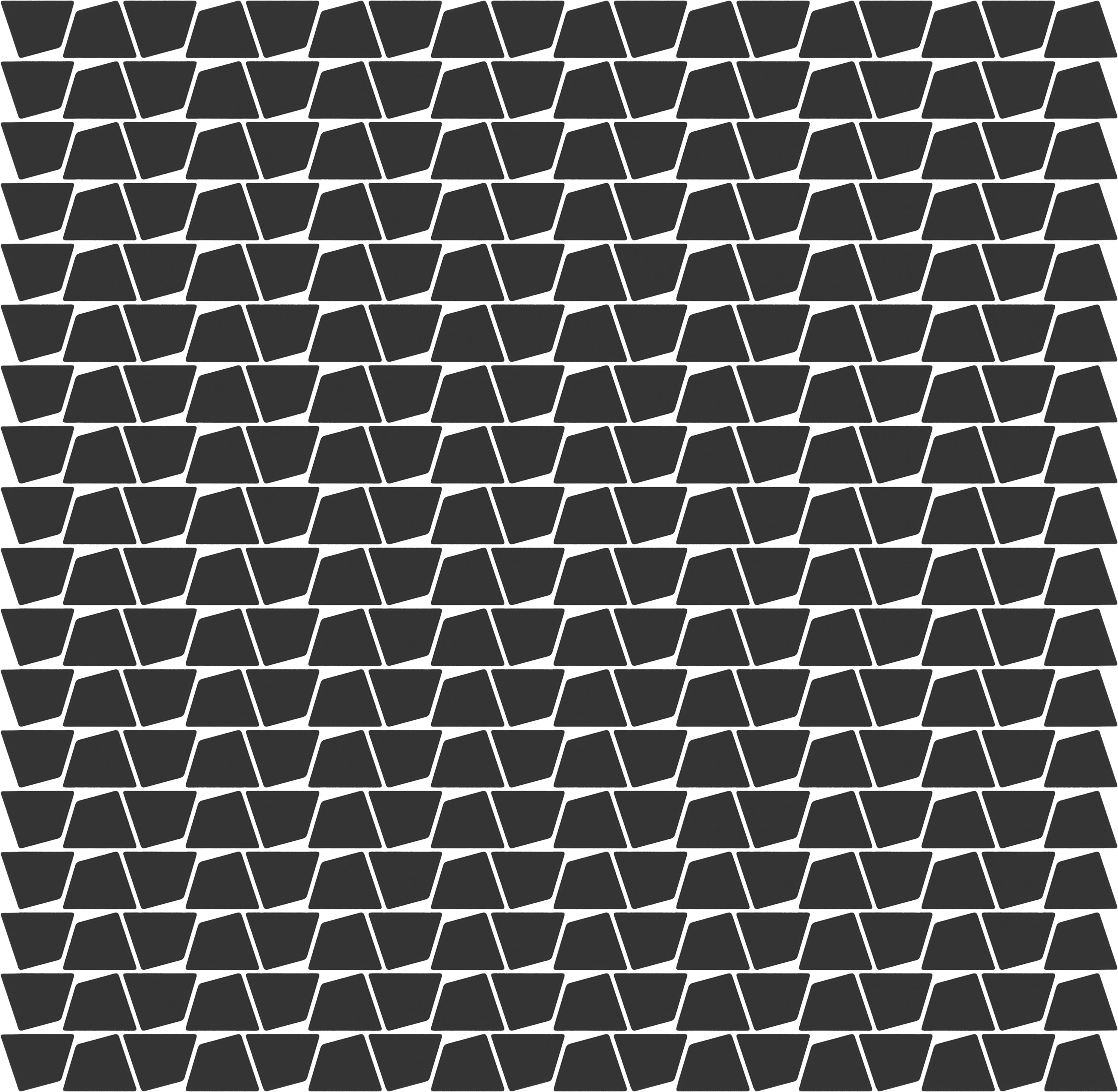 CADENCE GLASS: Midnight Bridge Irregular Stack Mosaic (12"x12"x6-mm | matte | pressed)