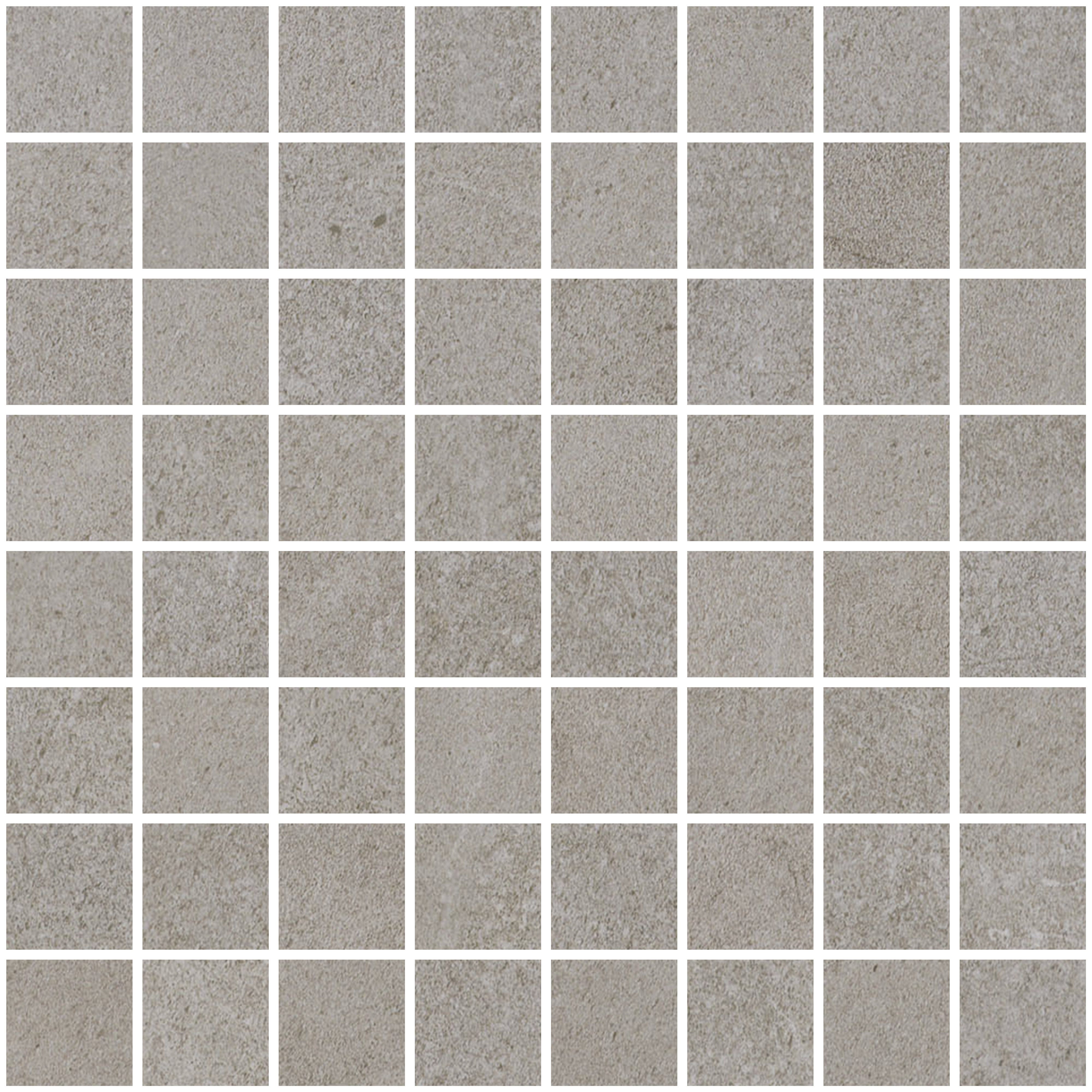 SANTORINI SERENITY: Caldera Canvas Straight Stack 1.5X1.5 Mosaic (12"x12"x8-mm | natural | rectified)
