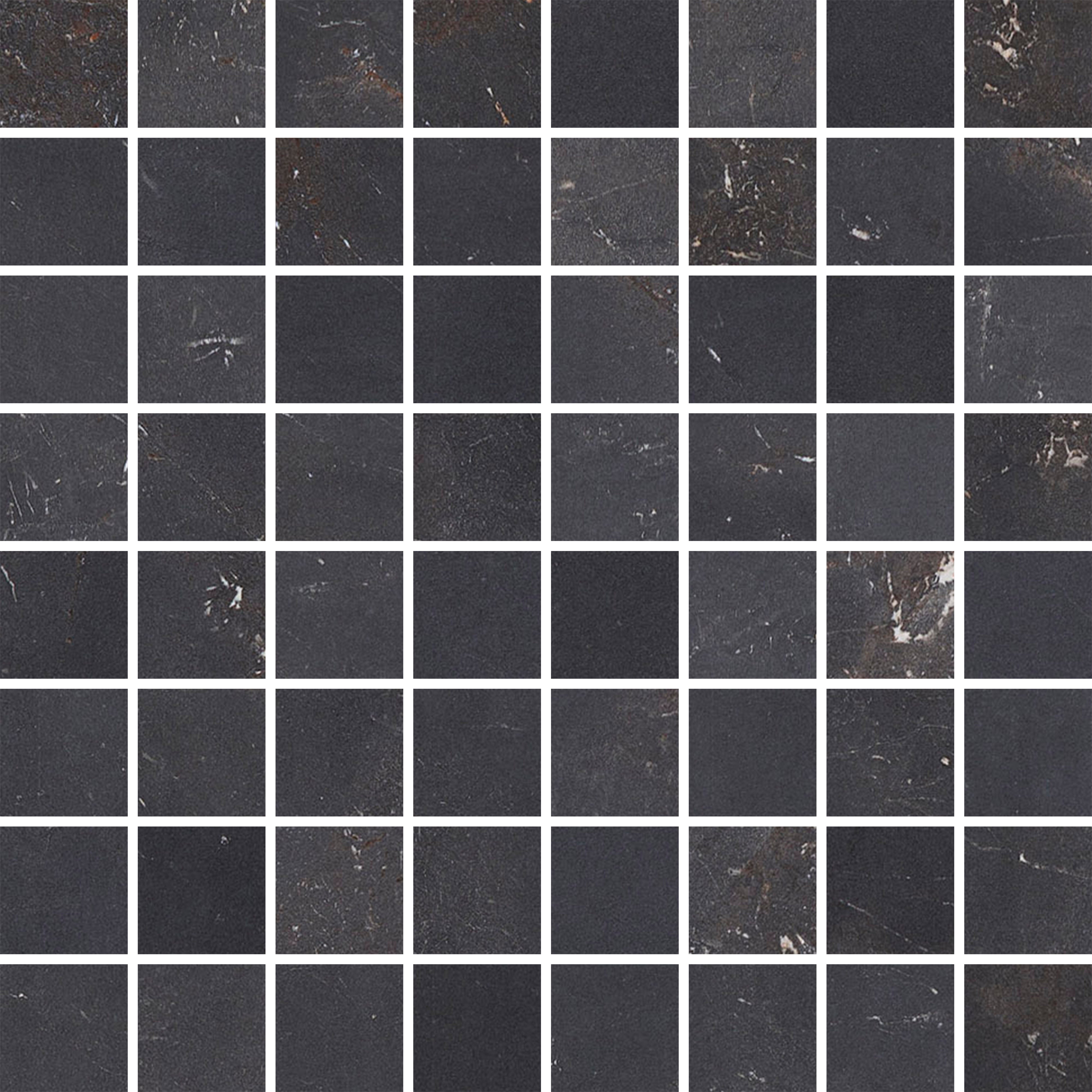 URBAN SILHOUETTE: City Shadow Straight Stack 1.5X1.5 Mosaic (12"x12"x8-mm | polished | rectified)