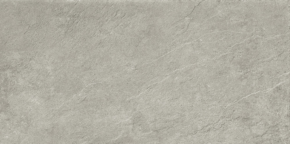 JOURNEY Modern Grey porcelain field tile, top-down product view, 12"×24"×11/32" size. Premium porcelain for floors and walls.