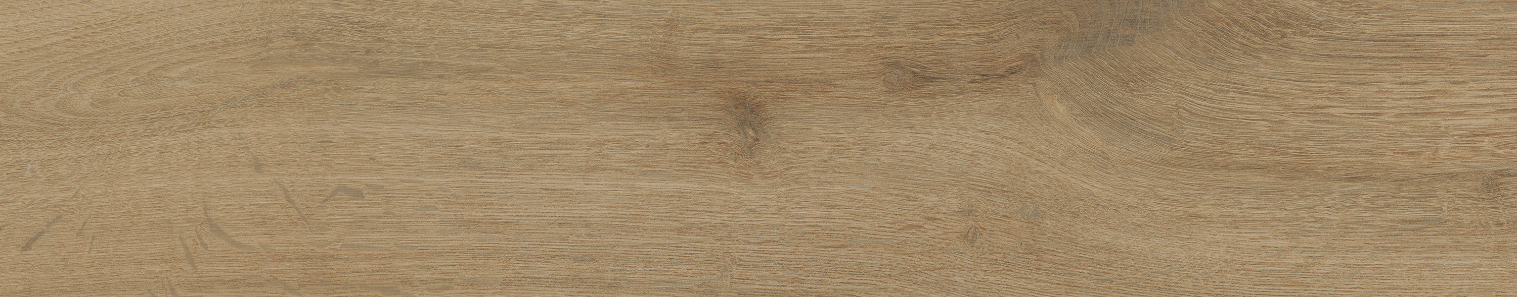 TRUE Classic Oak porcelain field tile, top-down product view, 8"×40"×11/32" size. Premium porcelain for floors and walls.