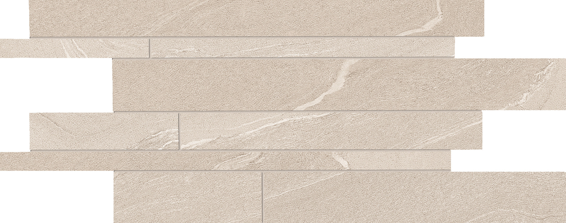 Stone Talk Sand porcelain decorative accent tile by Emil, naturale finish, 11 13/16"x23 5/8"x9.5-mm size. Premium Italian porcelain for floors and walls.