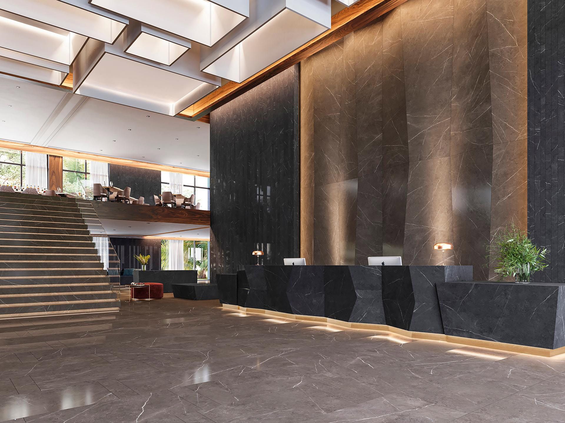 Liem Dark Floor Tile (47x47x6-mm | polished)