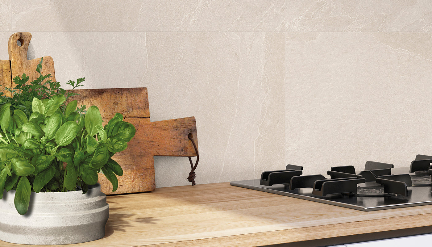 Nordika SAND porcelain mosaic tile by Emil, naturale finish, 12"x12" size. Premium Italian porcelain for floors and walls.
