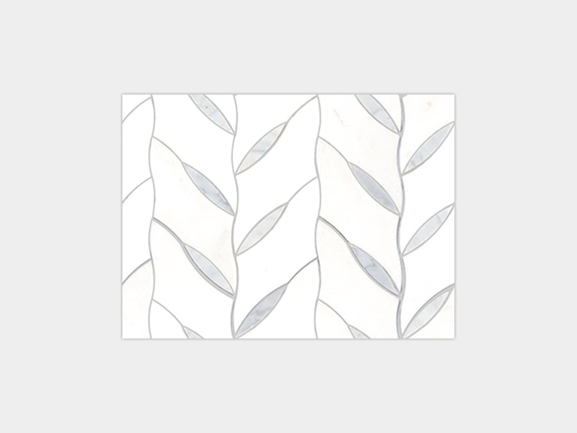 Essential Thassos Spike Mosaic (10x13x10-mm | matt)