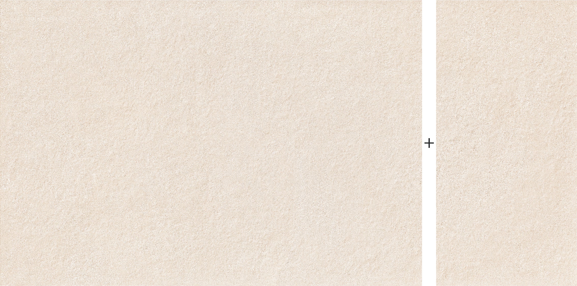 FRONTIER20 Indiana Buff Select porcelain pavers, top-down product view, 2 pcs / 7.75 sqft / 0.7874" thick size. Premium porcelain for floors and walls.