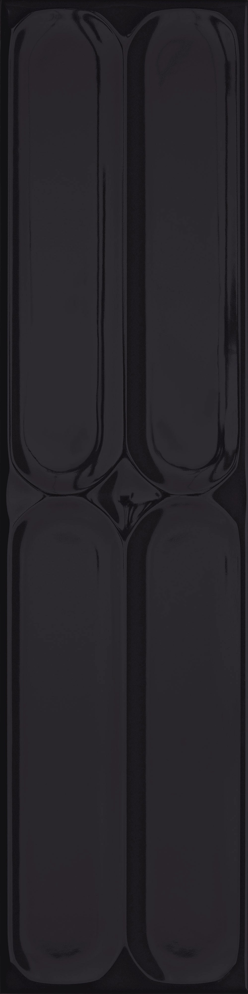 VANGUARD VISTA: Obsidian Horizon Terminal Field Tile (4"x16"x7-mm | glossy | pressed)