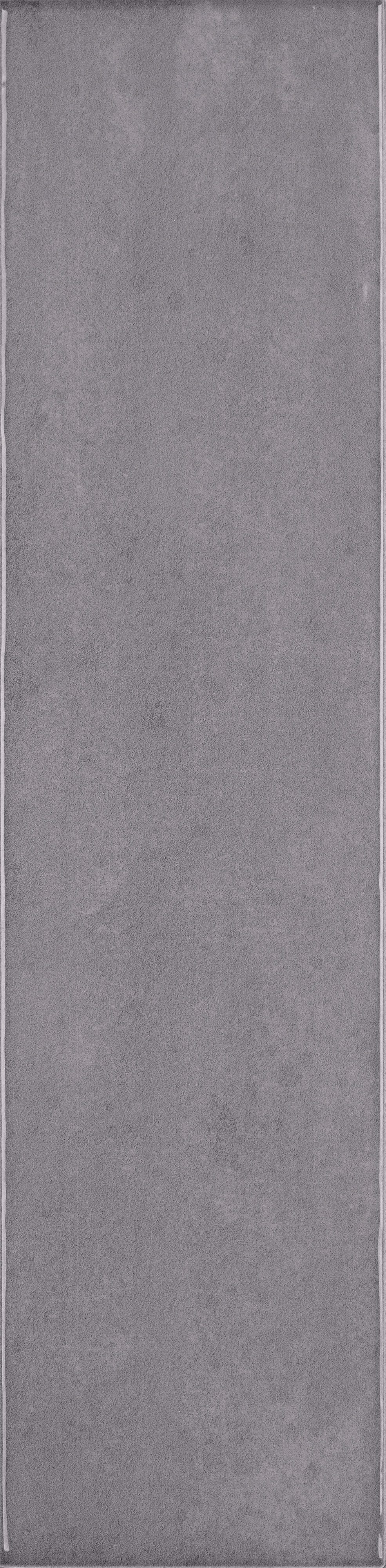 ARTISTIC AQUEOUS: Graphite Gust Field Tile (4"x16"x7-mm | glossy | pressed)