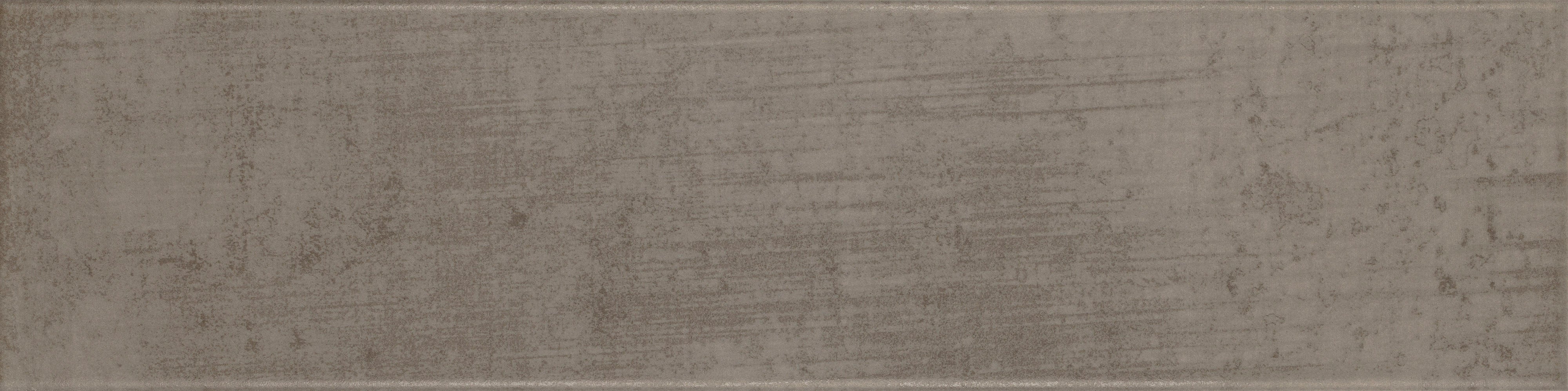 METALLIC REVERIE: Pewter Ponder Field Tile (4"x16"x7-mm | matte | pressed)