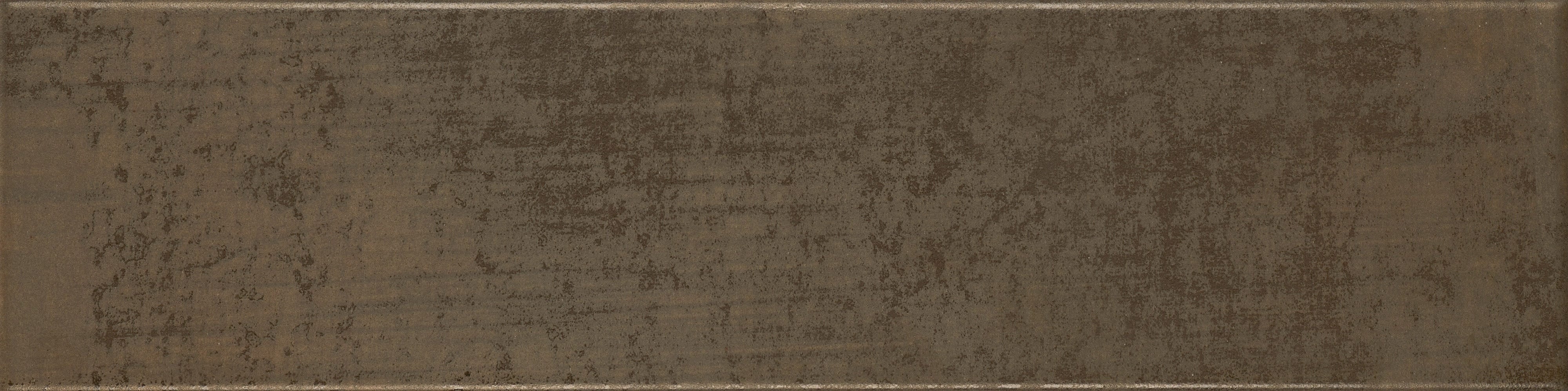 METALLIC REVERIE: Iron Illusion Field Tile (4"x16"x7-mm | matte | pressed)
