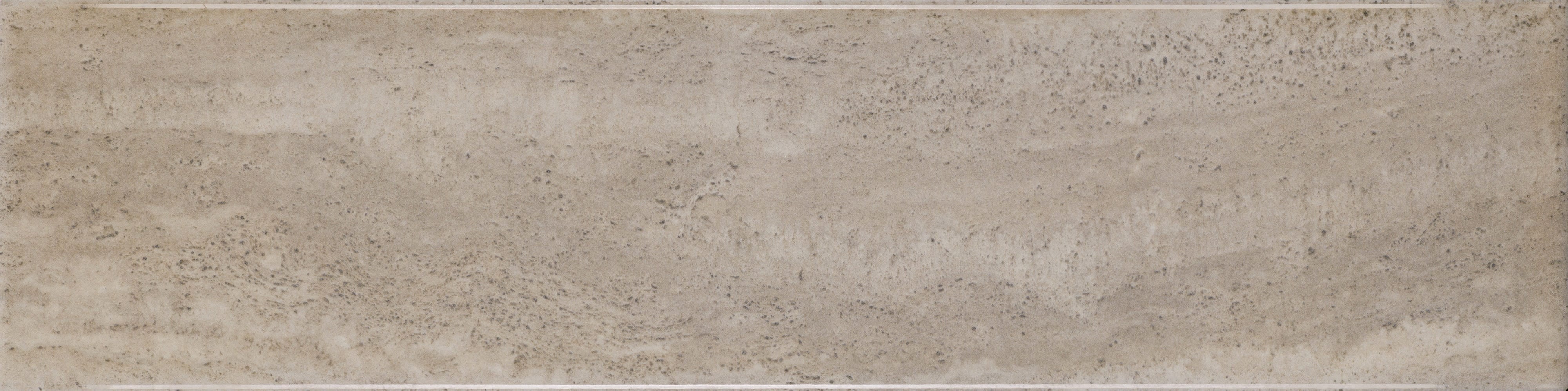 ETERNAL RADIANCE: Enduring Taupe Field Tile (4"x16"x7-mm | glossy | pressed)