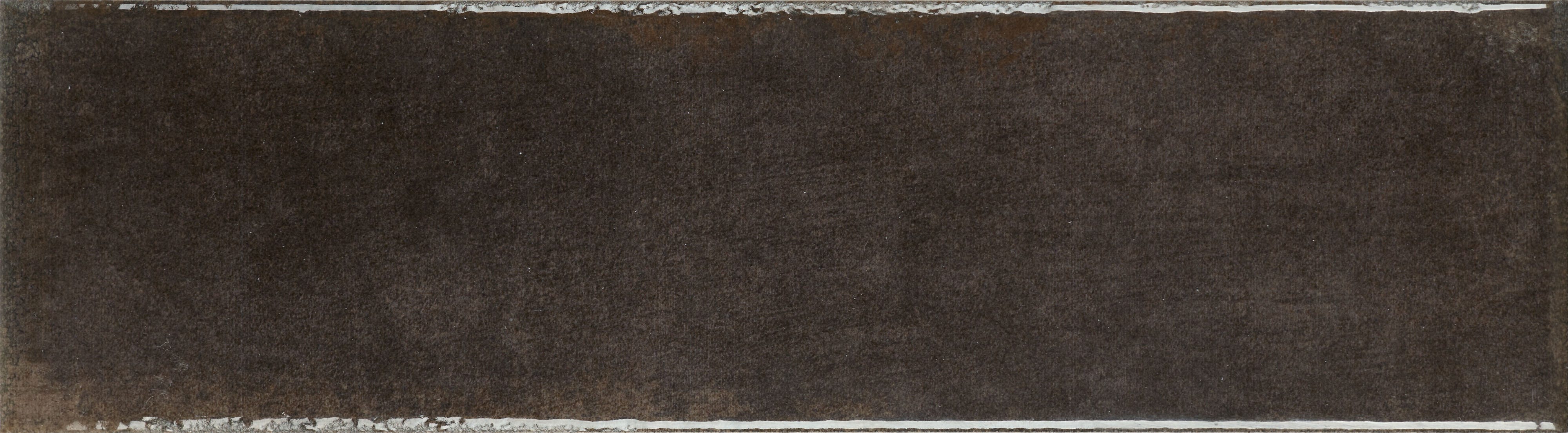 SCULPTED HARMONY: Charcoal Rhythm Field Tile (2 1/2"x9"x9.5-mm | glossy | pressed)