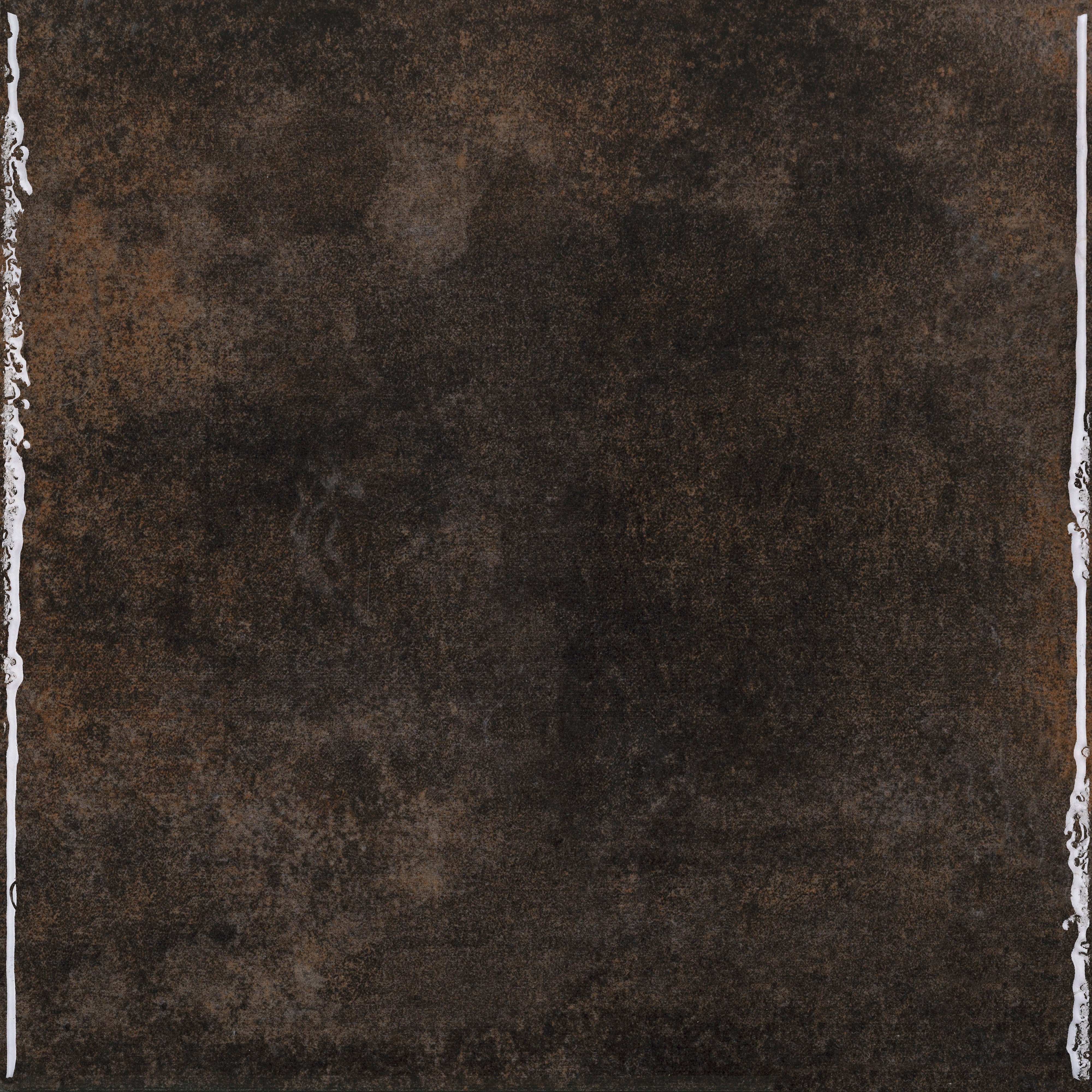 SCULPTED HARMONY: Charcoal Rhythm Field Tile (6"x6"x8.6-mm | glossy | pressed)