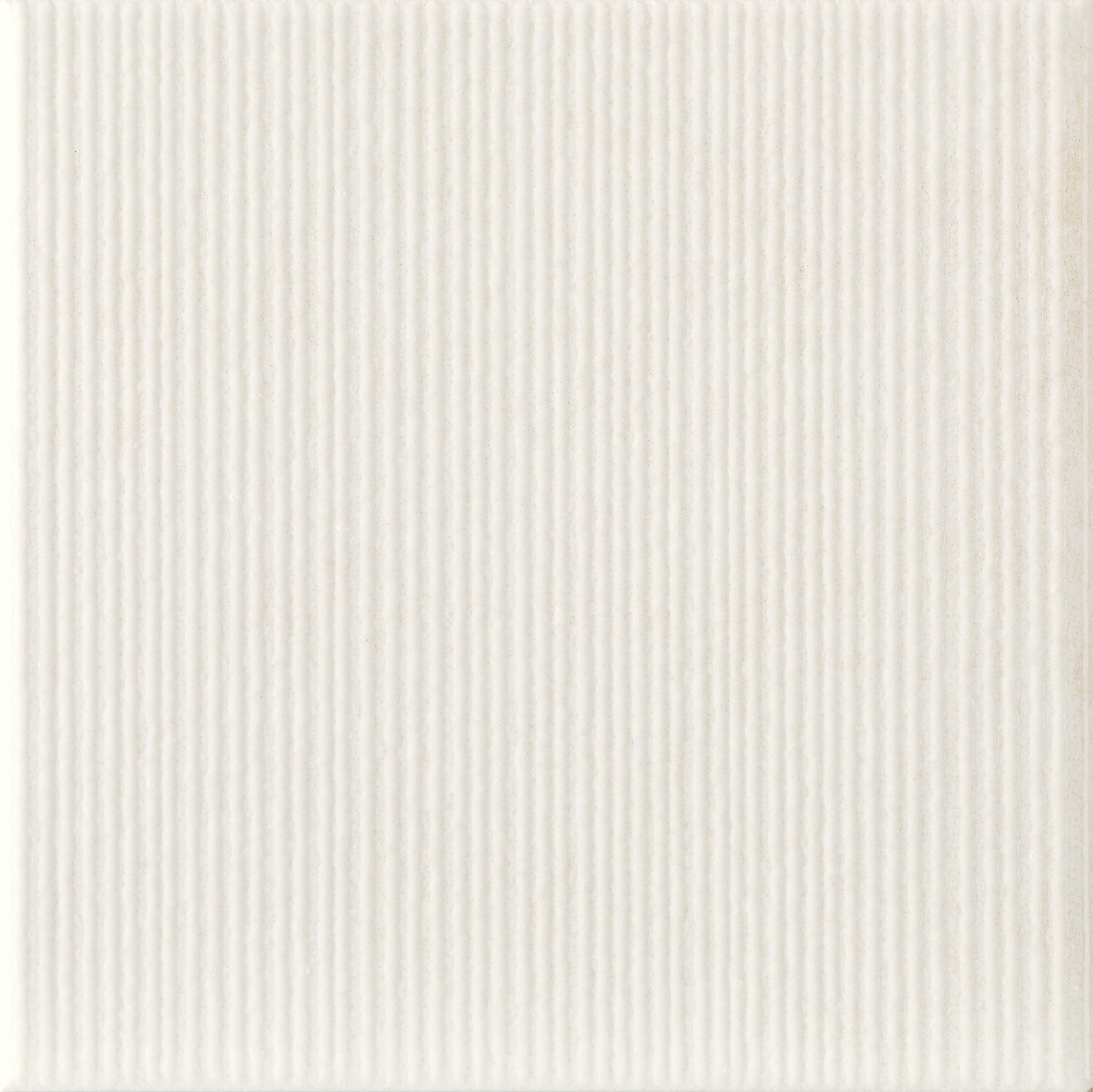 SCULPTED HARMONY: Ivory Harmony Textured Field Tile (6"x6"x8.6-mm | glossy | pressed)