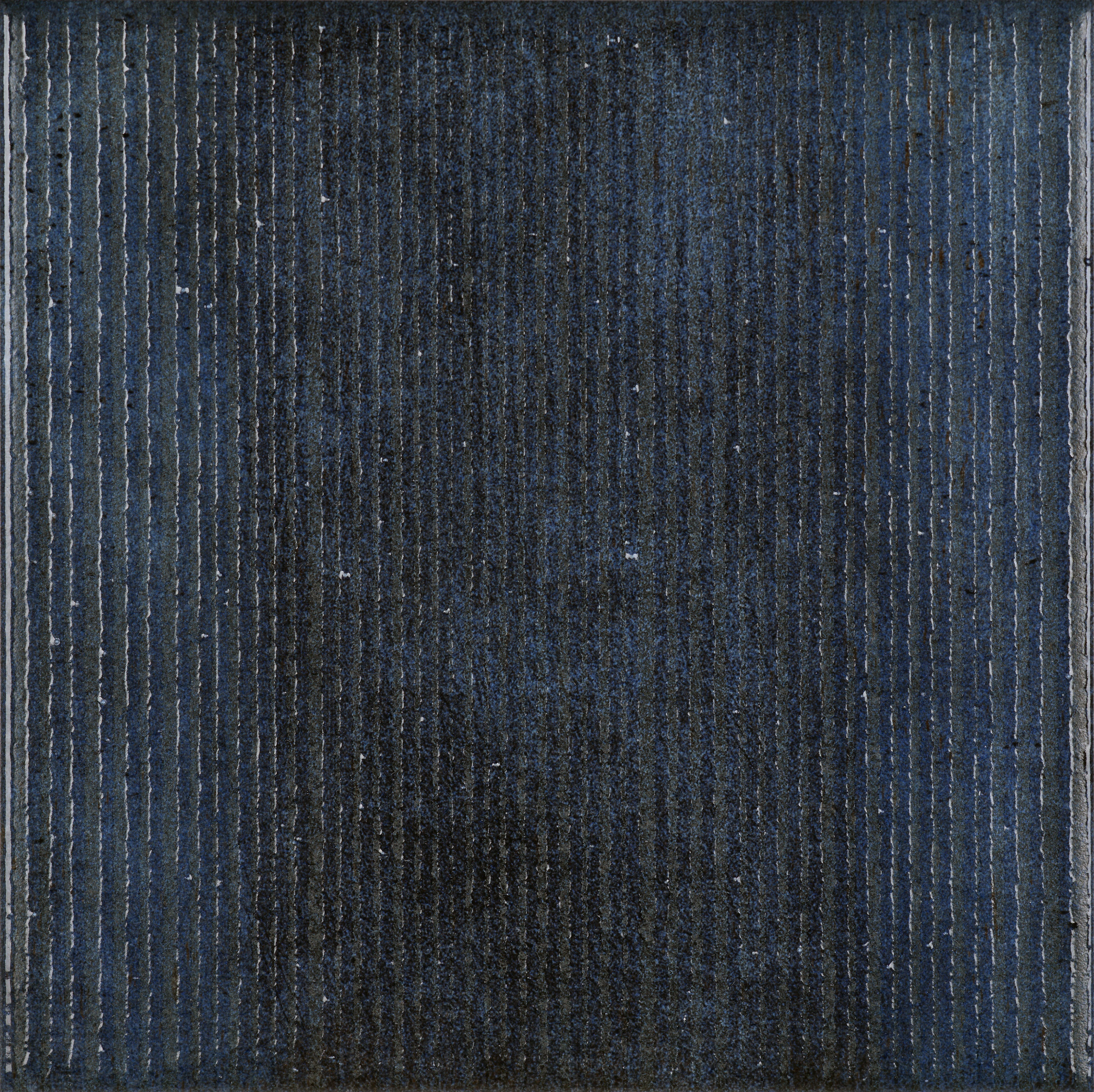 SCULPTED HARMONY: Sapphire Harmony Textured Field Tile (6"x6"x8.6-mm | glossy | pressed)