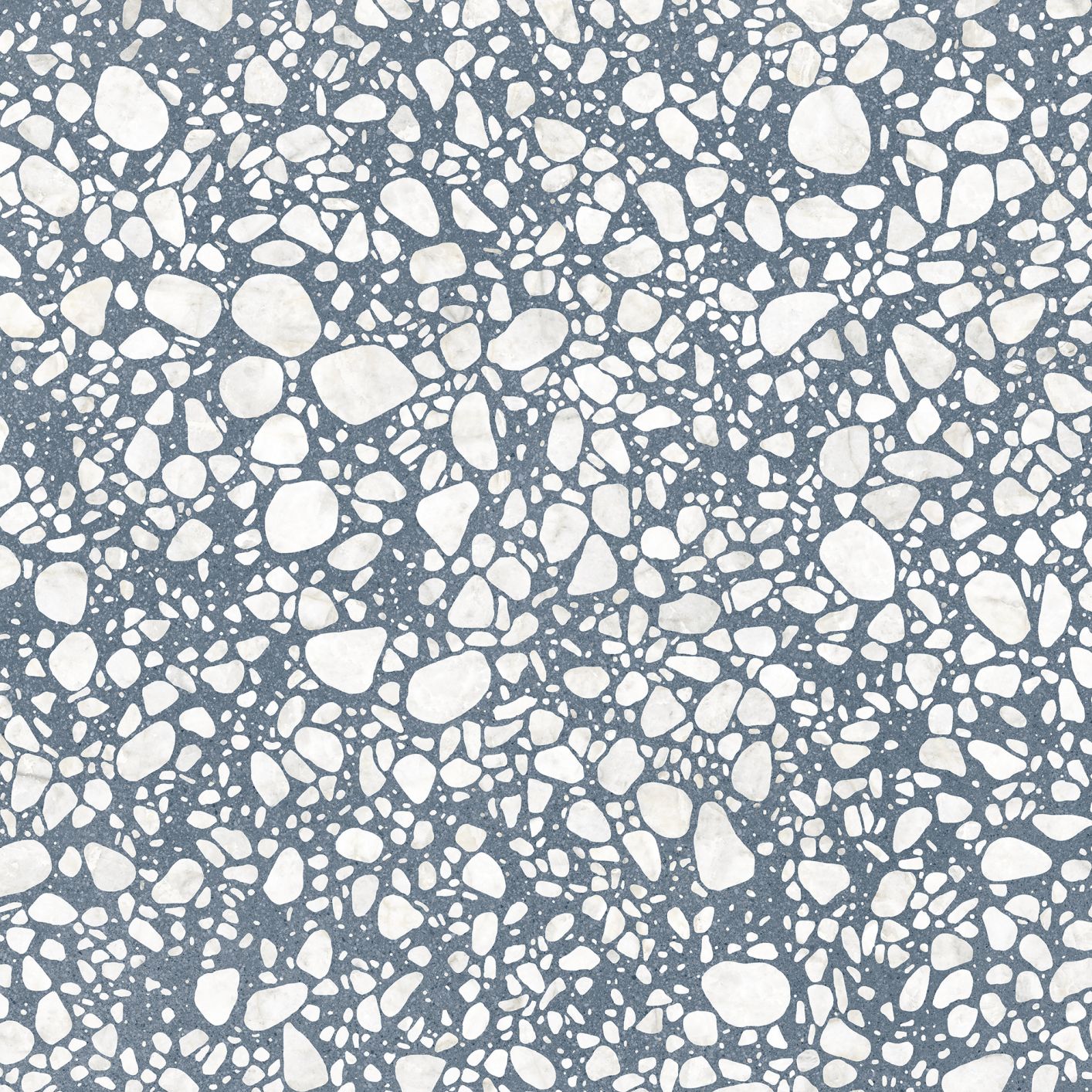 Medley Blue porcelain field tile by Emil, naturale finish, 23 5/8"x23 5/8"x9.5-mm size. Premium Italian porcelain for floors and walls.