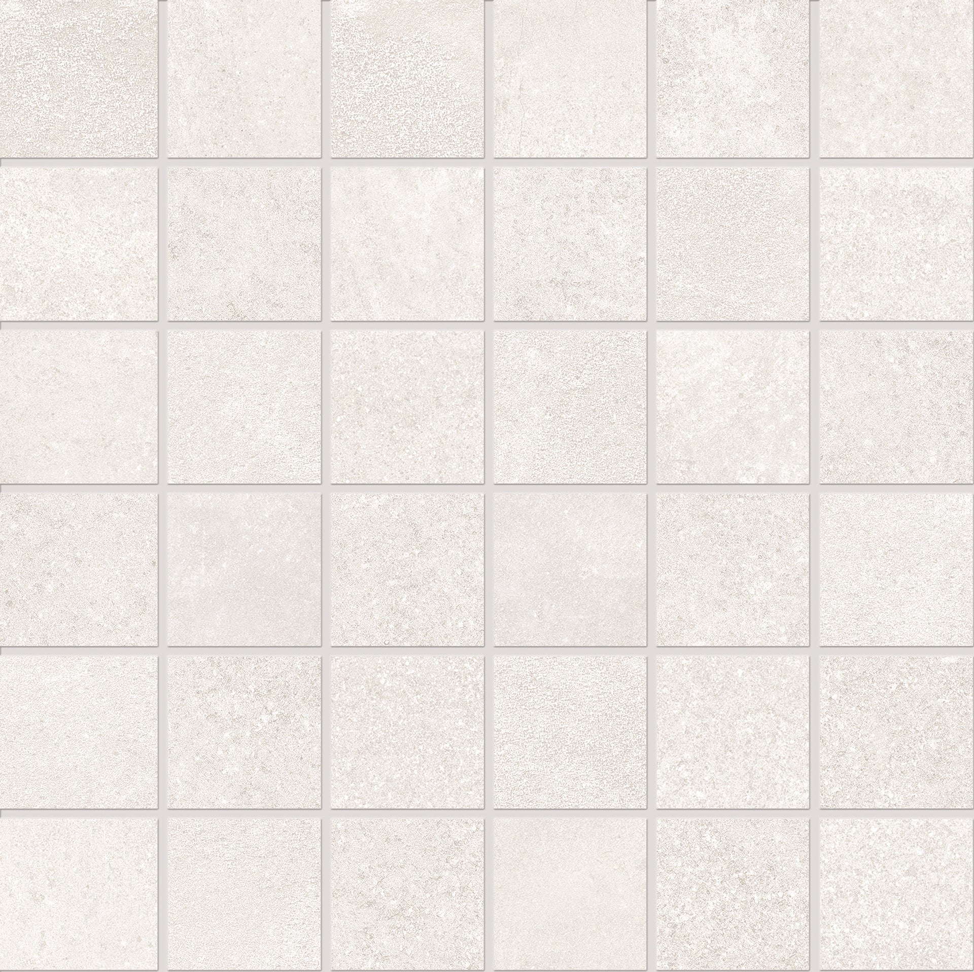 Be-Square Ivory porcelain mosaic tile by Emil, naturale finish, 11 13/16"x11 13/16"x6.5-mm size. Premium Italian porcelain for floors and walls.