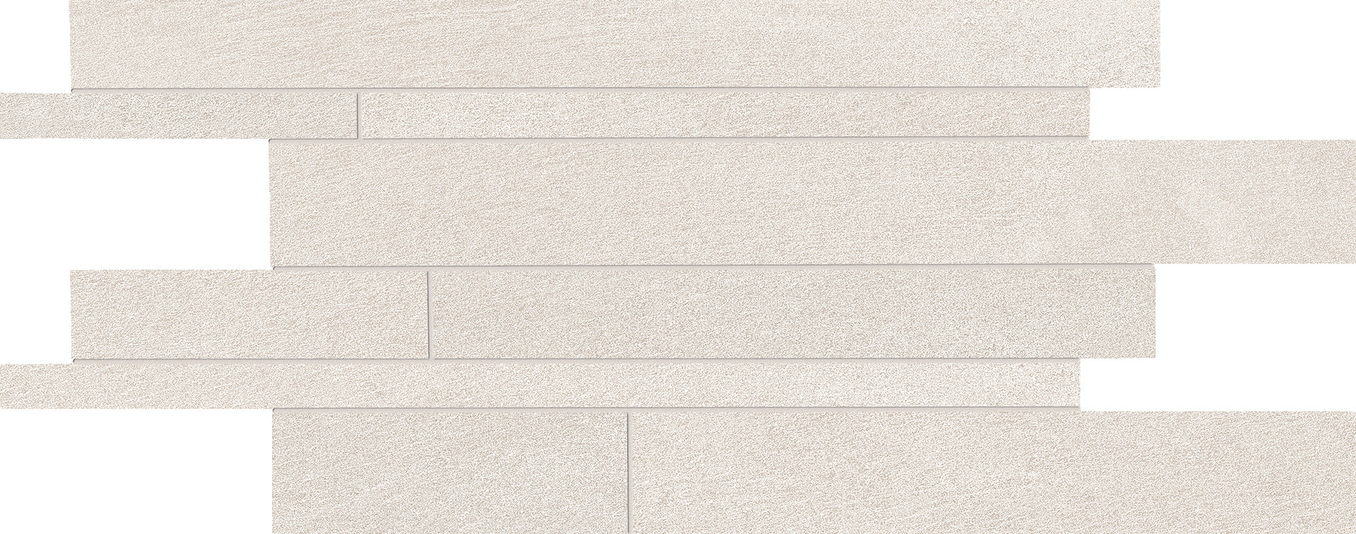 Stone Talk White porcelain decorative accent tile by Emil, naturale finish, 11 13/16"x23 5/8"x9.5-mm size. Premium Italian porcelain for floors and walls.