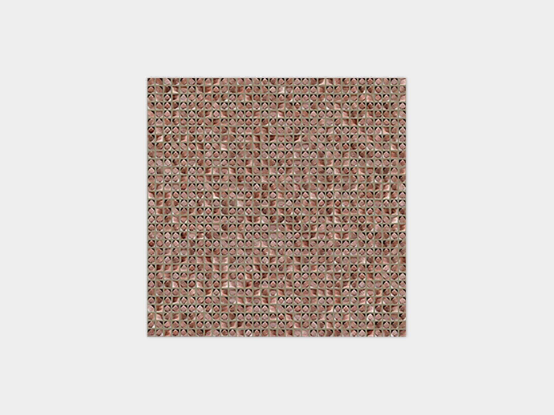 Gravity Copper Cubic Mosaic (12x12 | matt)