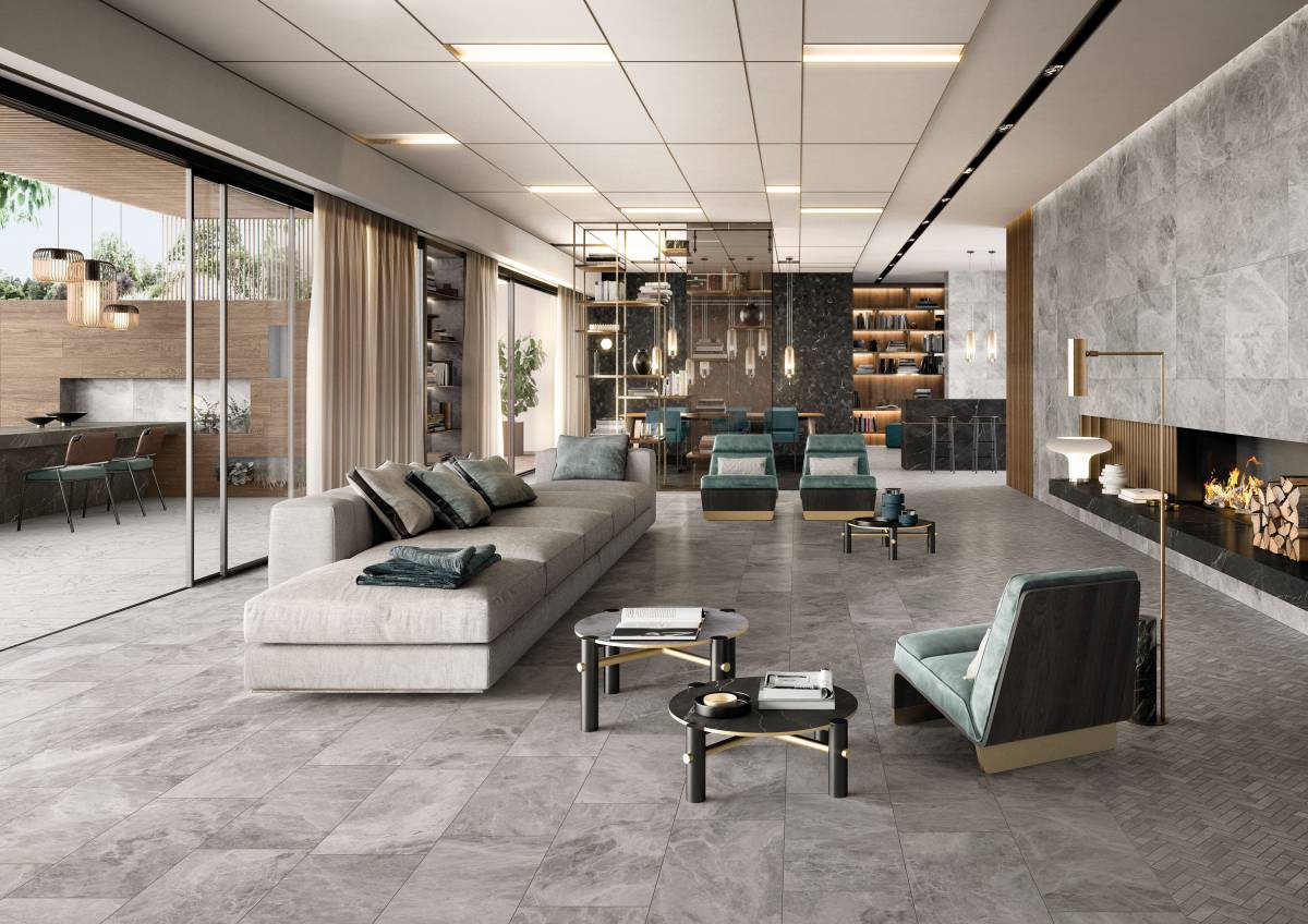 CHARME EVO Renoir Plus porcelain trim, product image 2, 3"×24"×11/32" size. Premium porcelain for floors and walls.