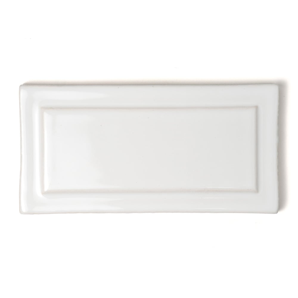 Royal White Ennis Ceramic Accent Tile (3"×6"×3/8" | glossy)