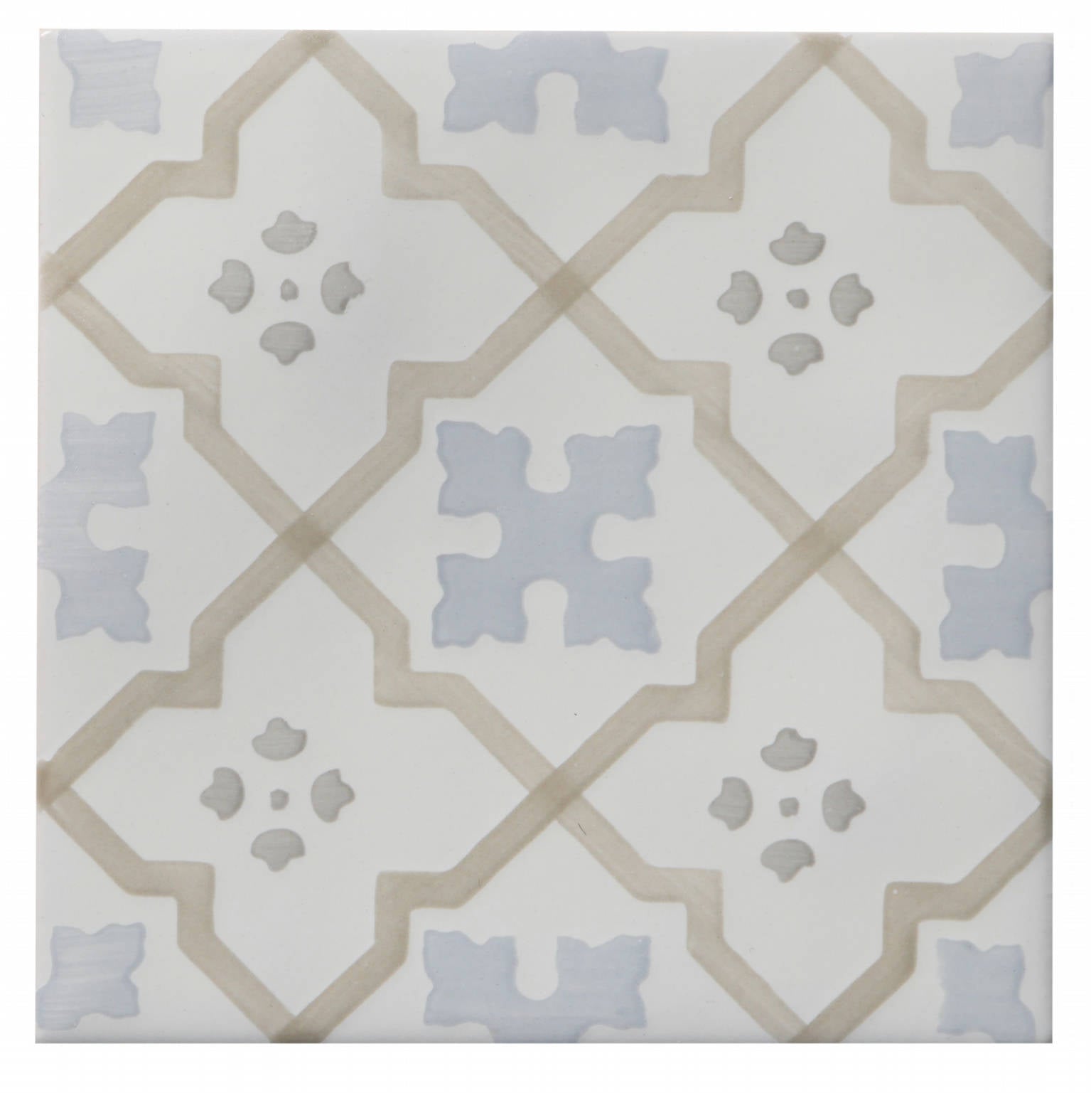 LEVANTE: Terral Talisman Deco Tile (4"x4" | Glossy)