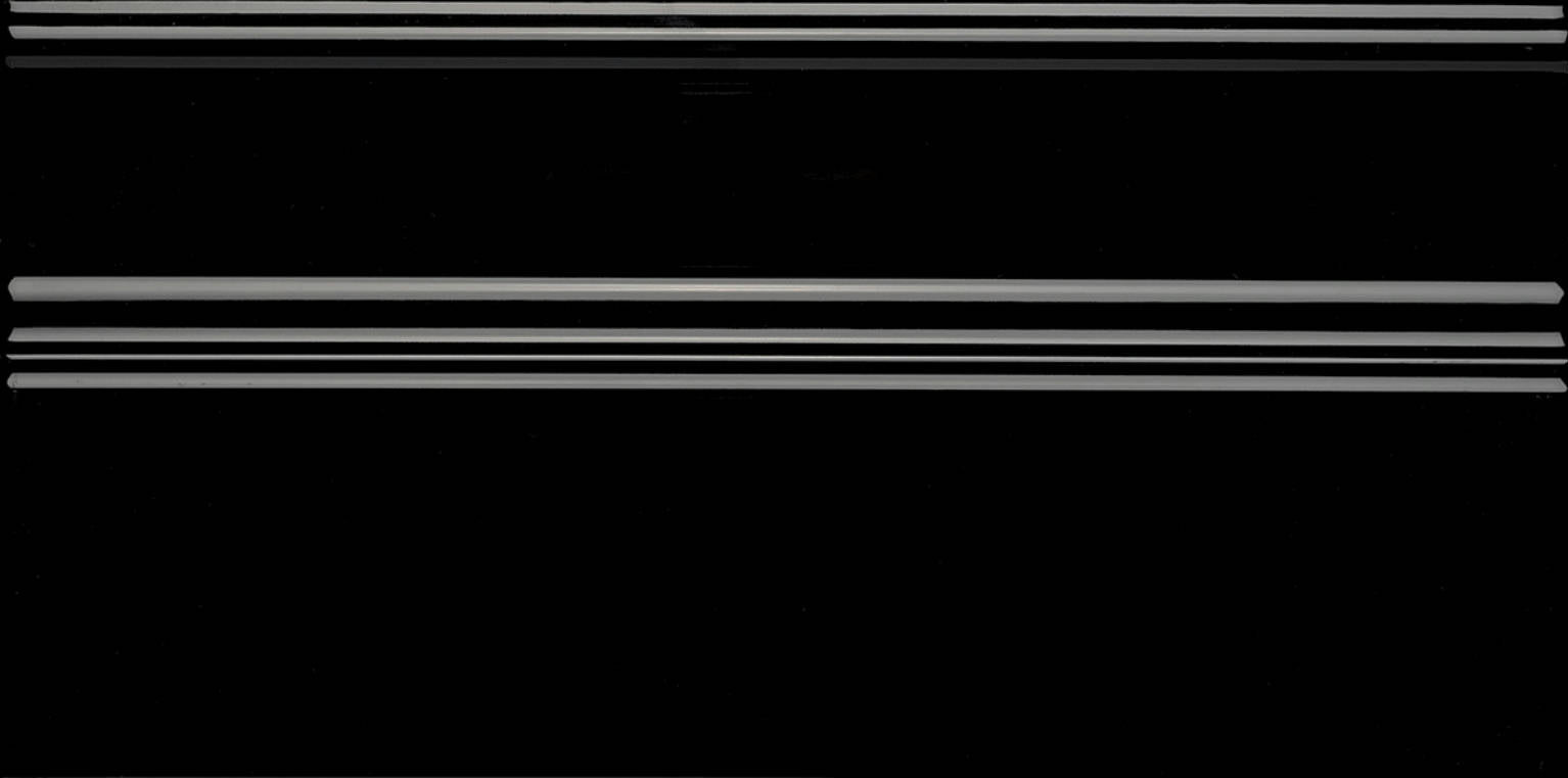 NERI: Black Baseboard Trim (6"x12" | Glossy)