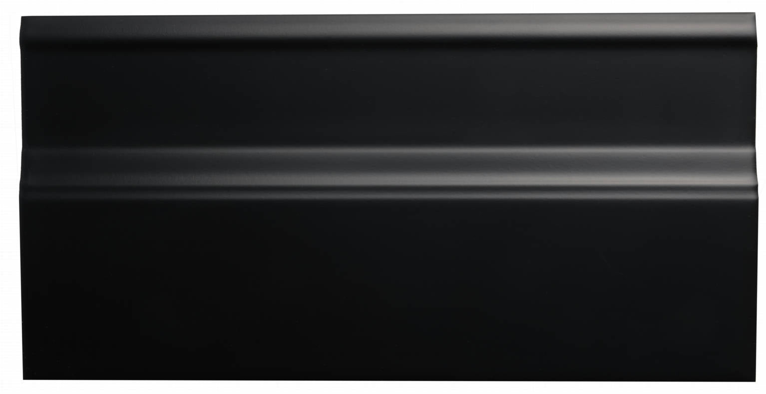 NERI: Black Baseboard Trim (6"x12" | Satin)