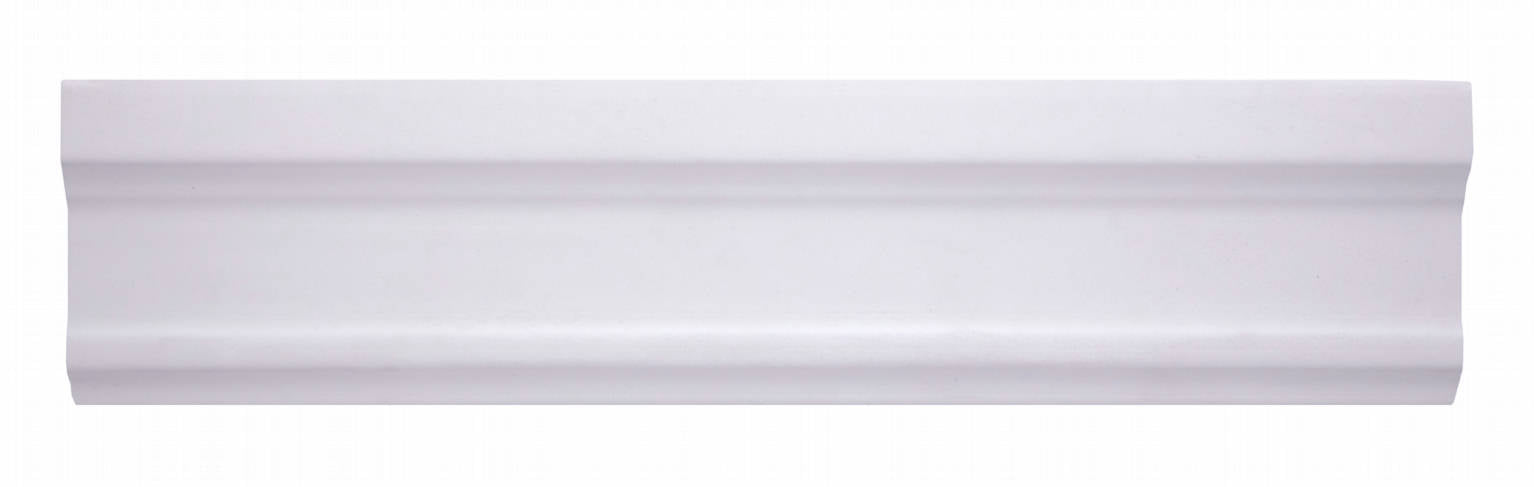 NERI: White Crown Molding Trim (2.8"x12" | Satin)