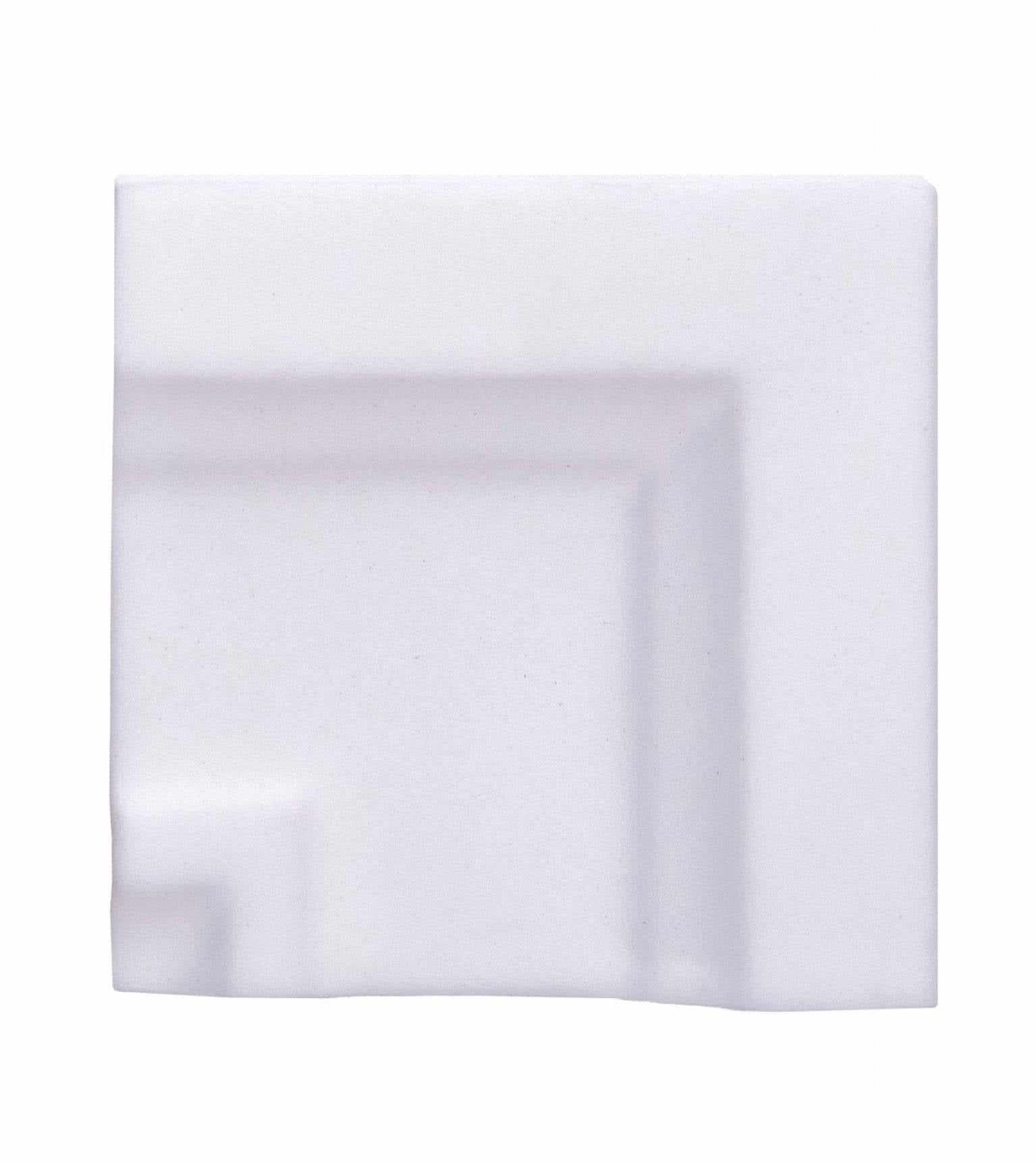 NERI: White Frame Corner Crown Molding Trim (2.8" | Satin)