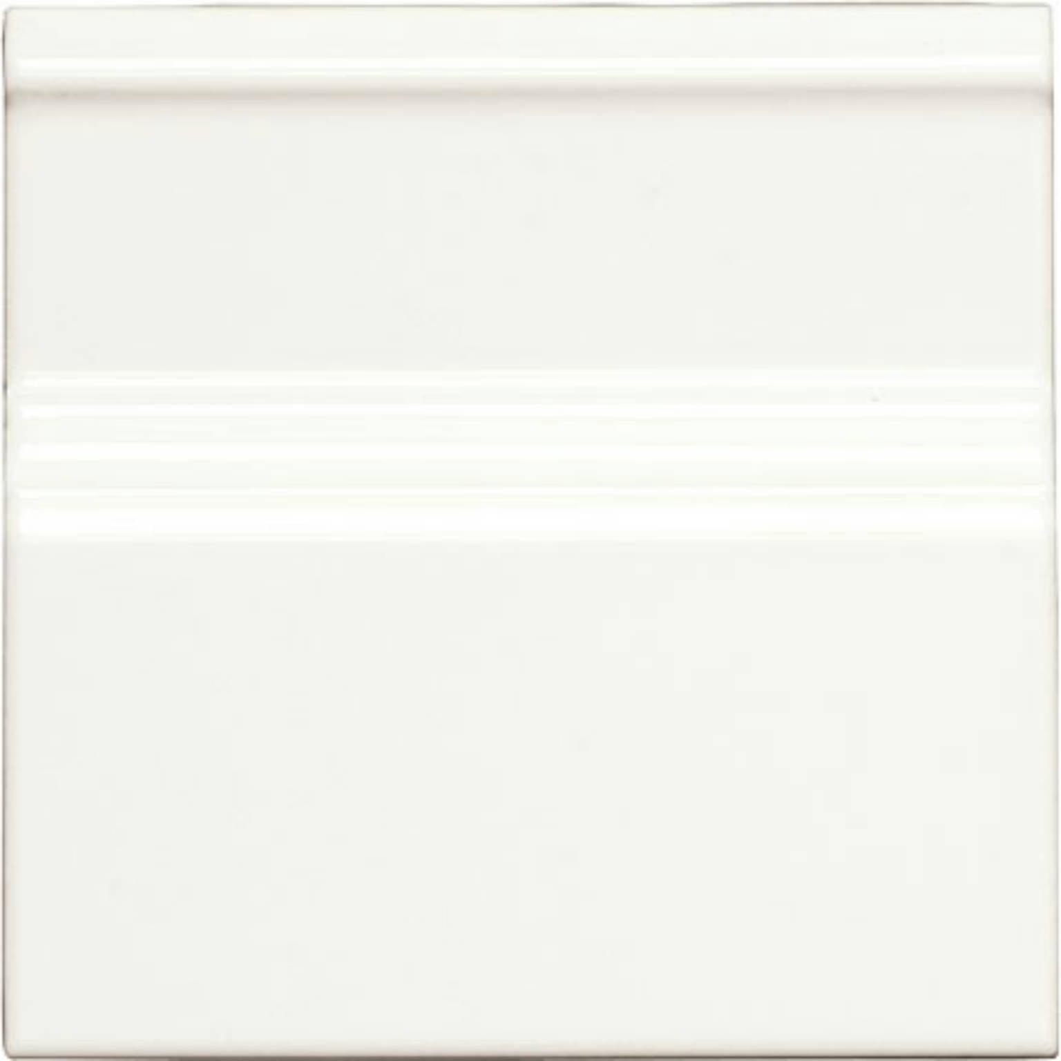 NERI: White Baseboard Trim (6"x6" | Glossy)