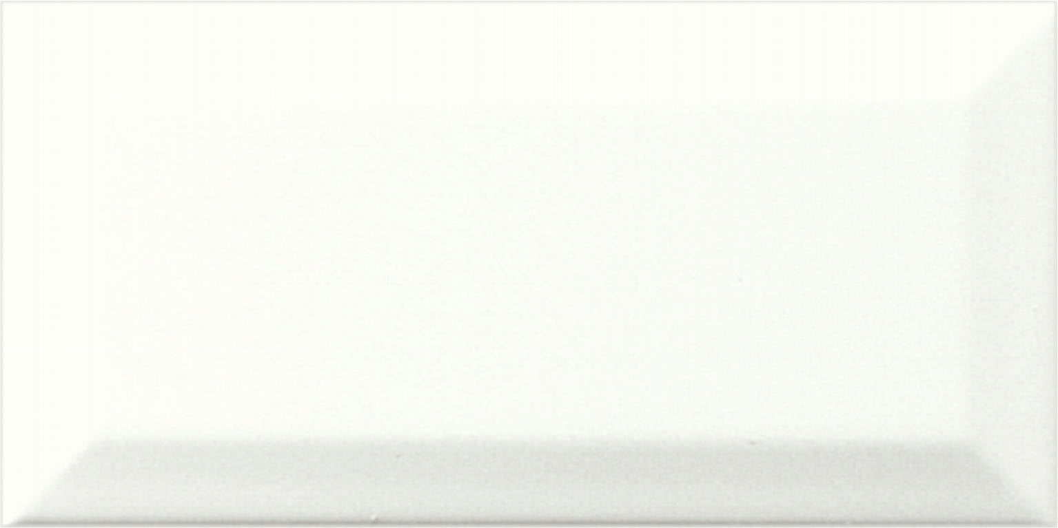 NERI: White Field Tile (3"x6" | Glossy | Beveled)