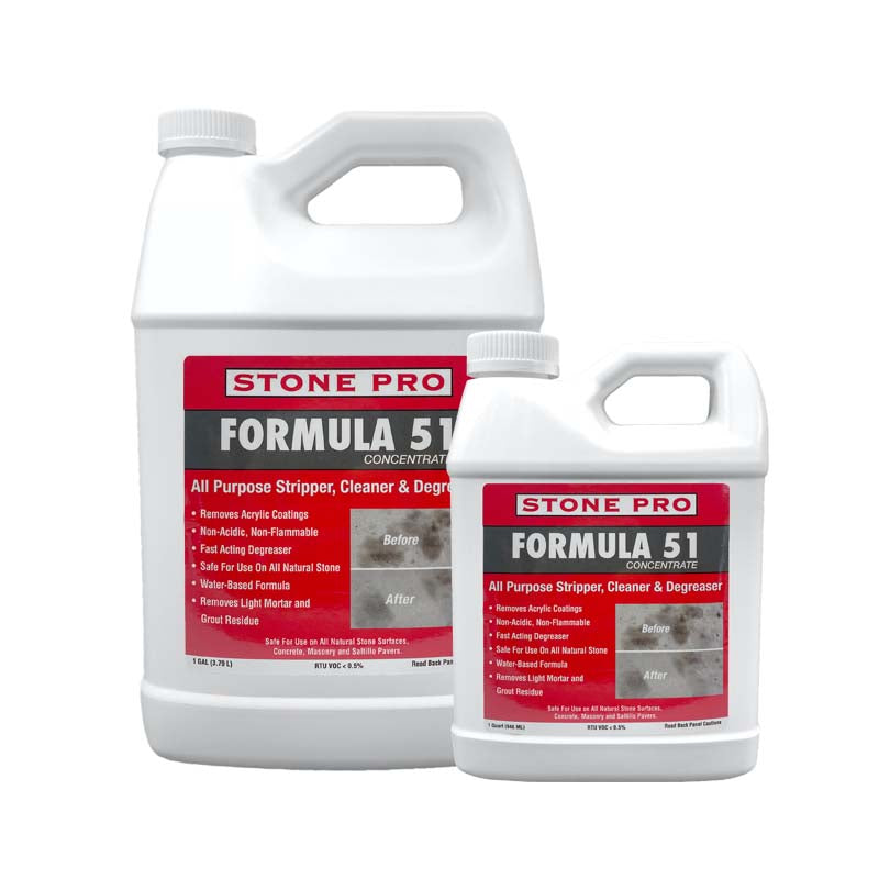 Formula 51 Heavy Duty Cleaner tile and surface collection