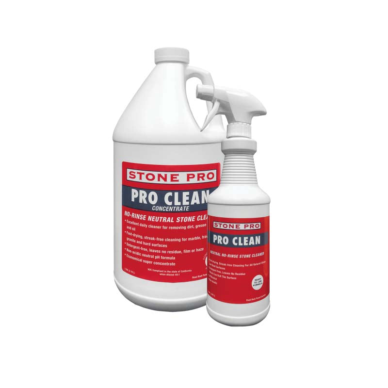 Pro Clean - Neutral No-Rinse Cleaner For Stone & Hard Surfaces (1 gallon)