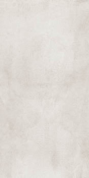 Matte white porcelain tile with soft 3D texture, evoking refined concrete in a minimalist, industrial-chic design.
