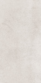 Rectified porcelain tile with a soft bush-hammered concrete texture in serene white, exuding minimalist industrial elegance.