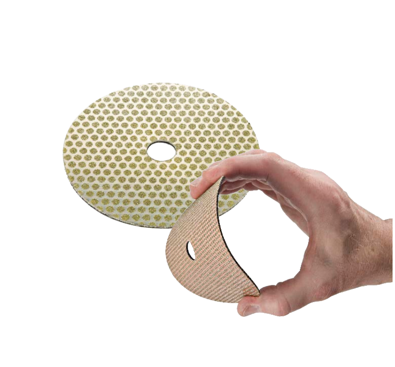 Electroplated Flexible Honing Pad (Diameter: 3" | Grit: 50)