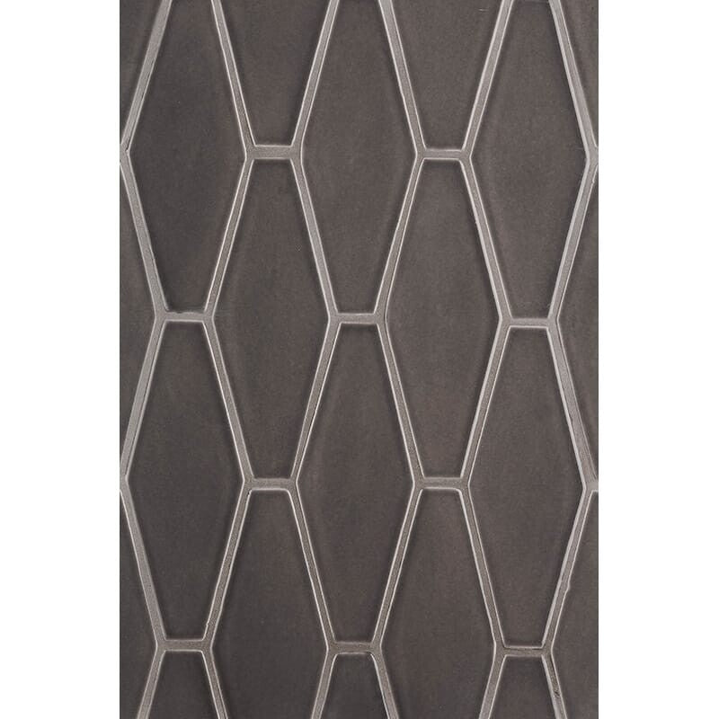 STATUS CERAMIC: Barn Longest Hexagon Field Tile (glossy | 3"x7"x7/8" | beveled)