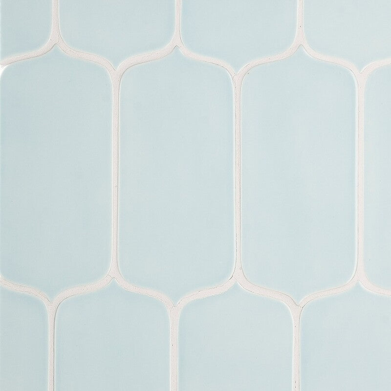 STATUS CERAMIC: Jules Tear Field Field Tile (glossy | 3"x8"x5/8" | beveled)