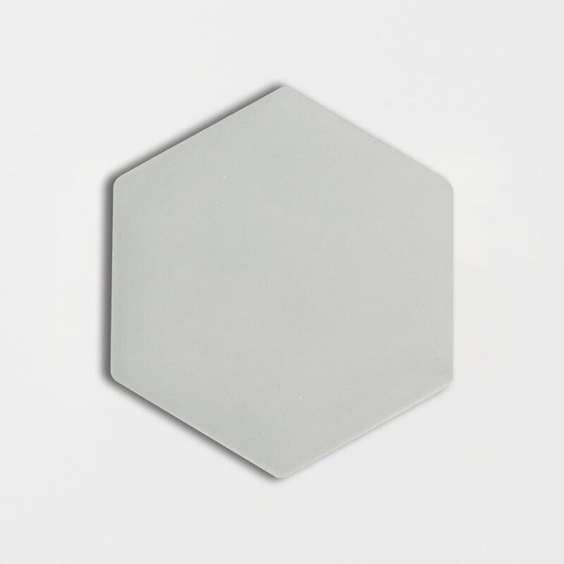 STATUS CERAMIC: Cold Hexagon Field Tile (glossy | 5"x3/8" | beveled)